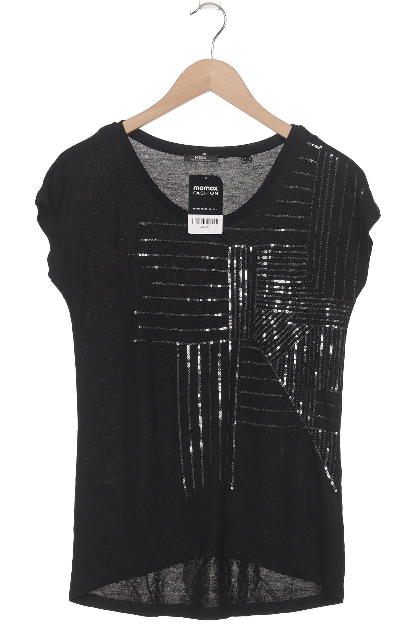 

Mexx Damen T-Shirt, schwarz, Gr. 36