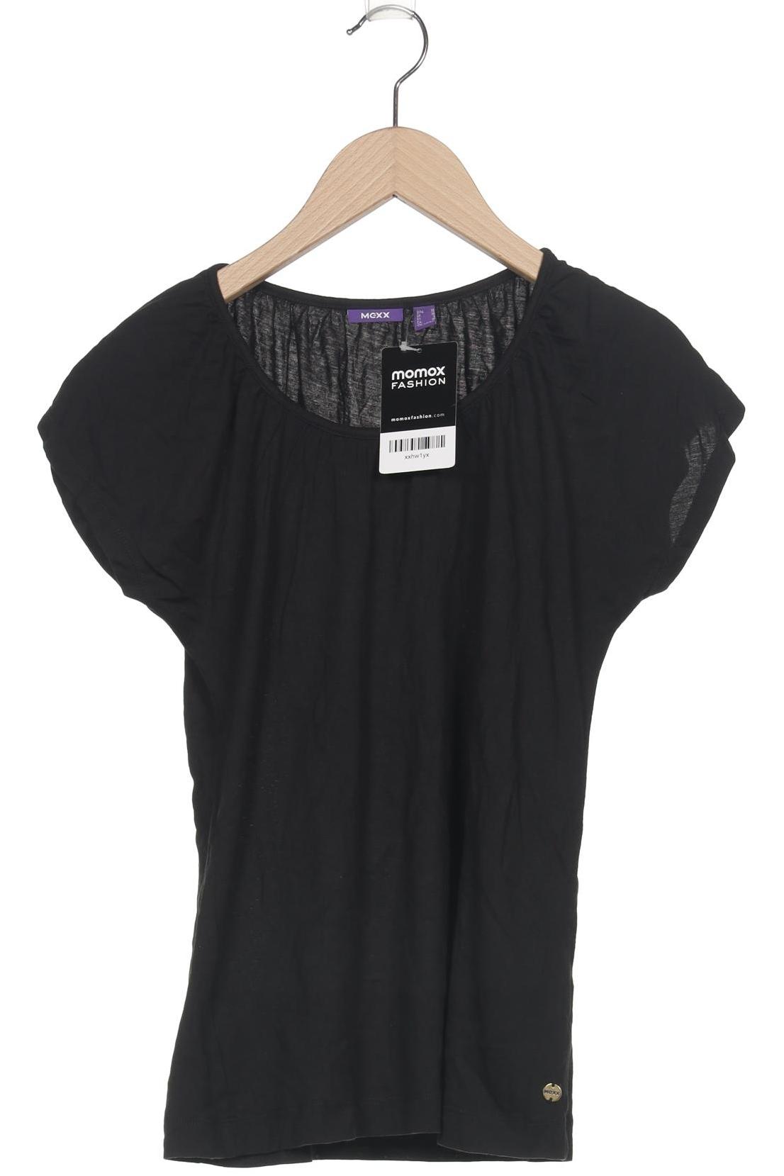 

Mexx Damen T-Shirt, schwarz, Gr. 34