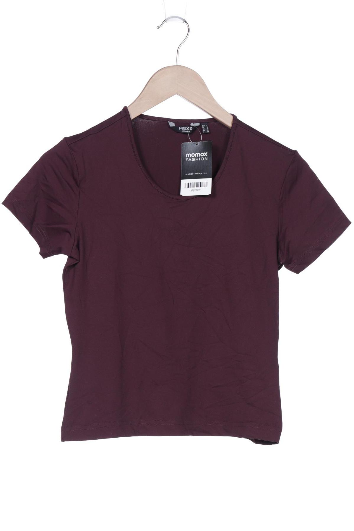 

Mexx Damen T-Shirt, bordeaux, Gr. 36