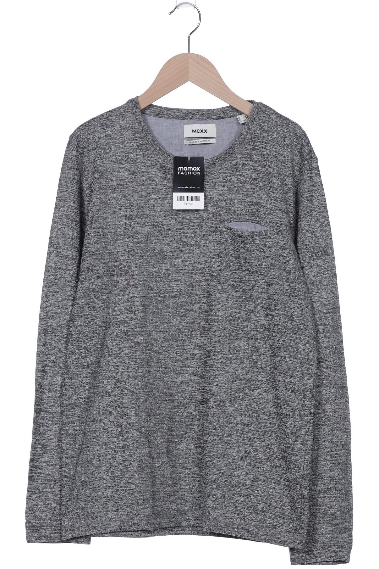 

Mexx Herren Langarmshirt, grau, Gr. 48