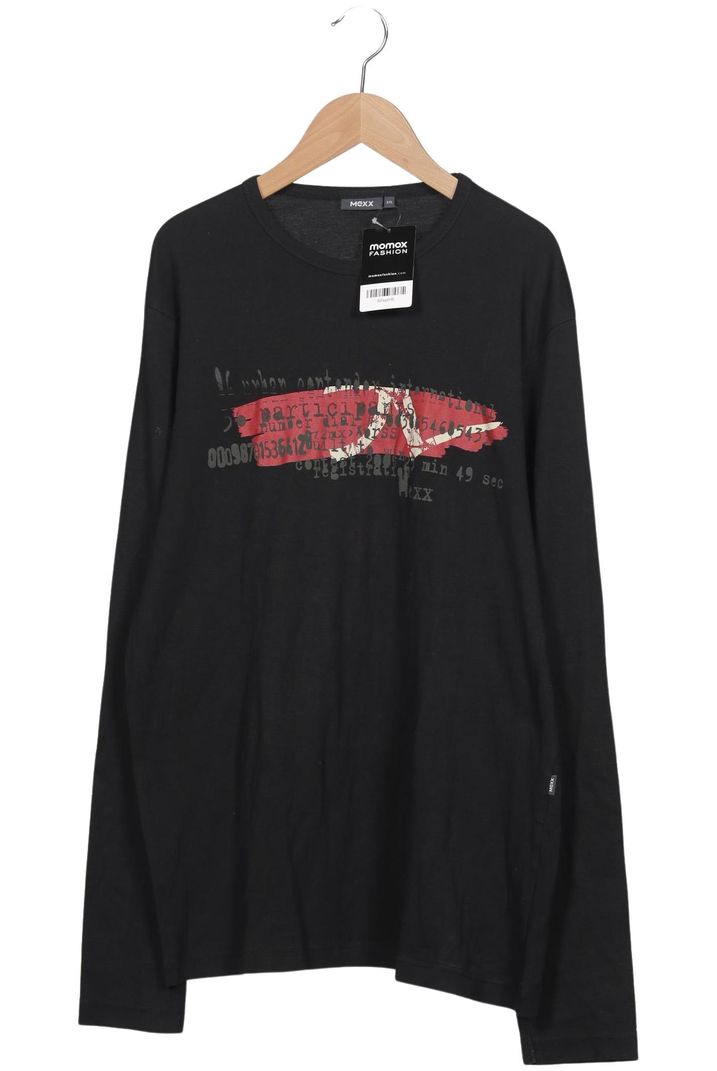 

Mexx Herren Langarmshirt, schwarz, Gr. 56