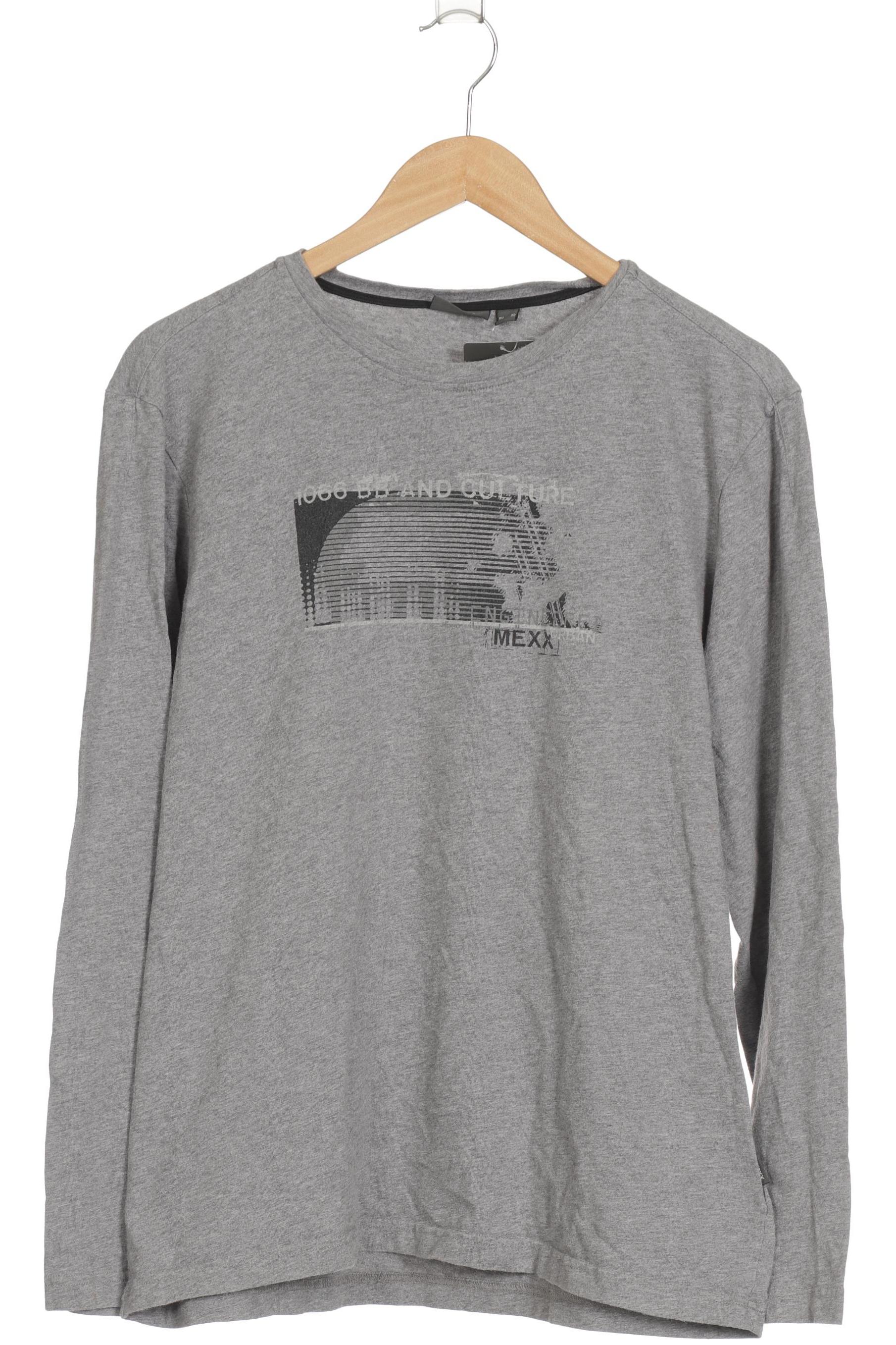 

Mexx Herren Langarmshirt, grau, Gr. 54