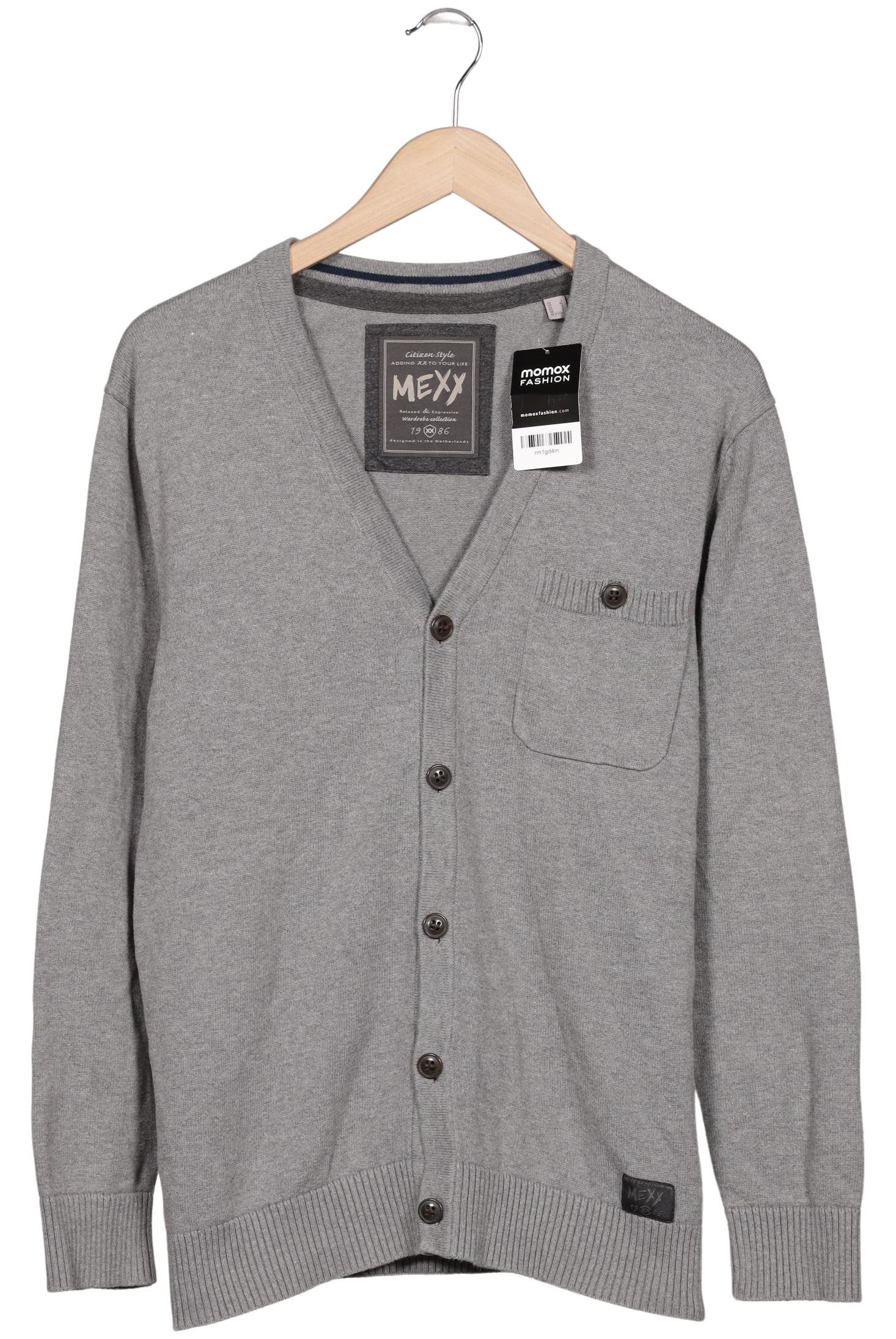 

Mexx Herren Strickjacke, grau, Gr. 52