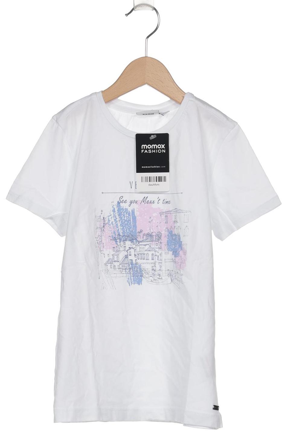 

Mexx Damen T-Shirt, weiß, Gr. 134