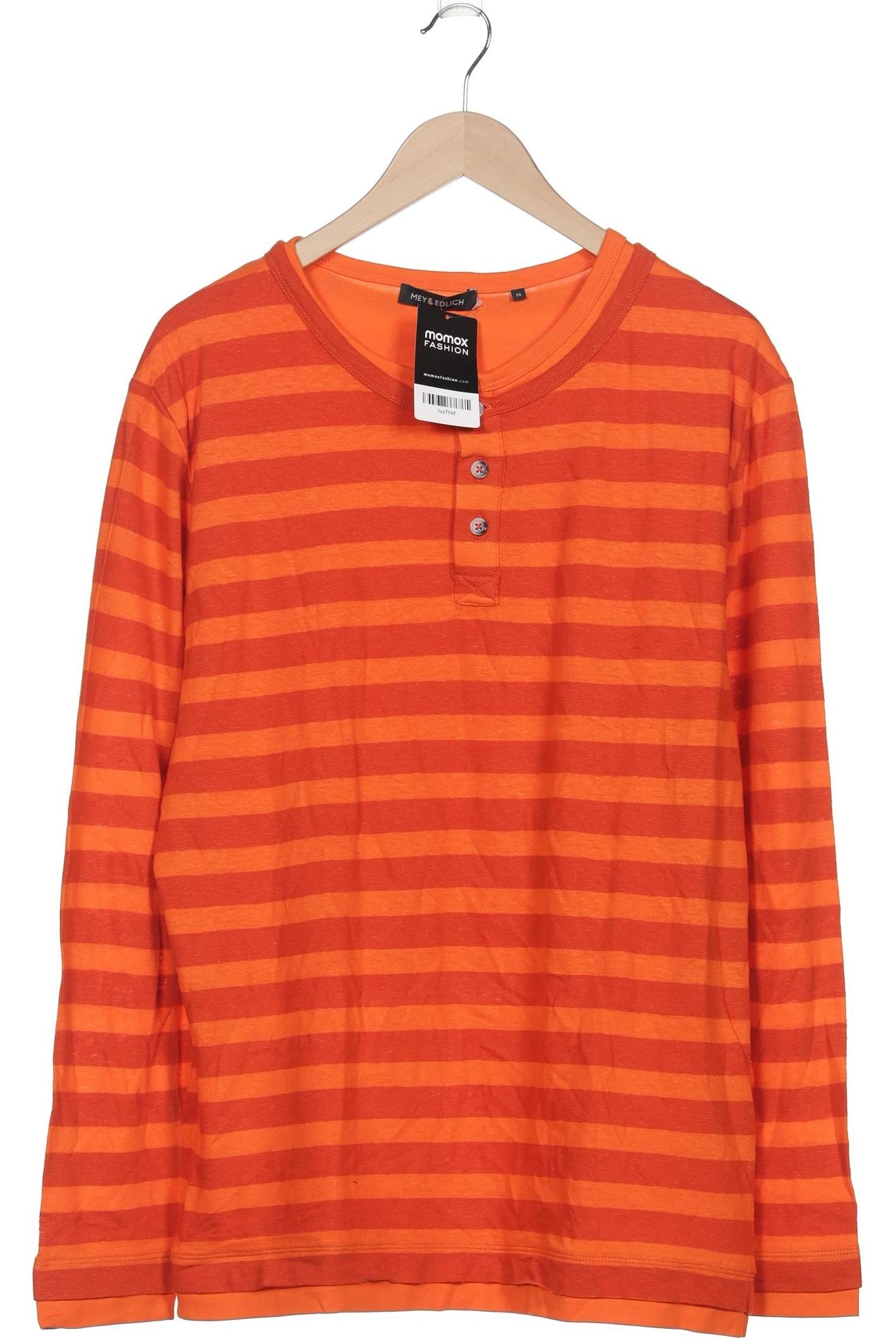 

MeyEdlich Herren Langarmshirt, orange, Gr. 54