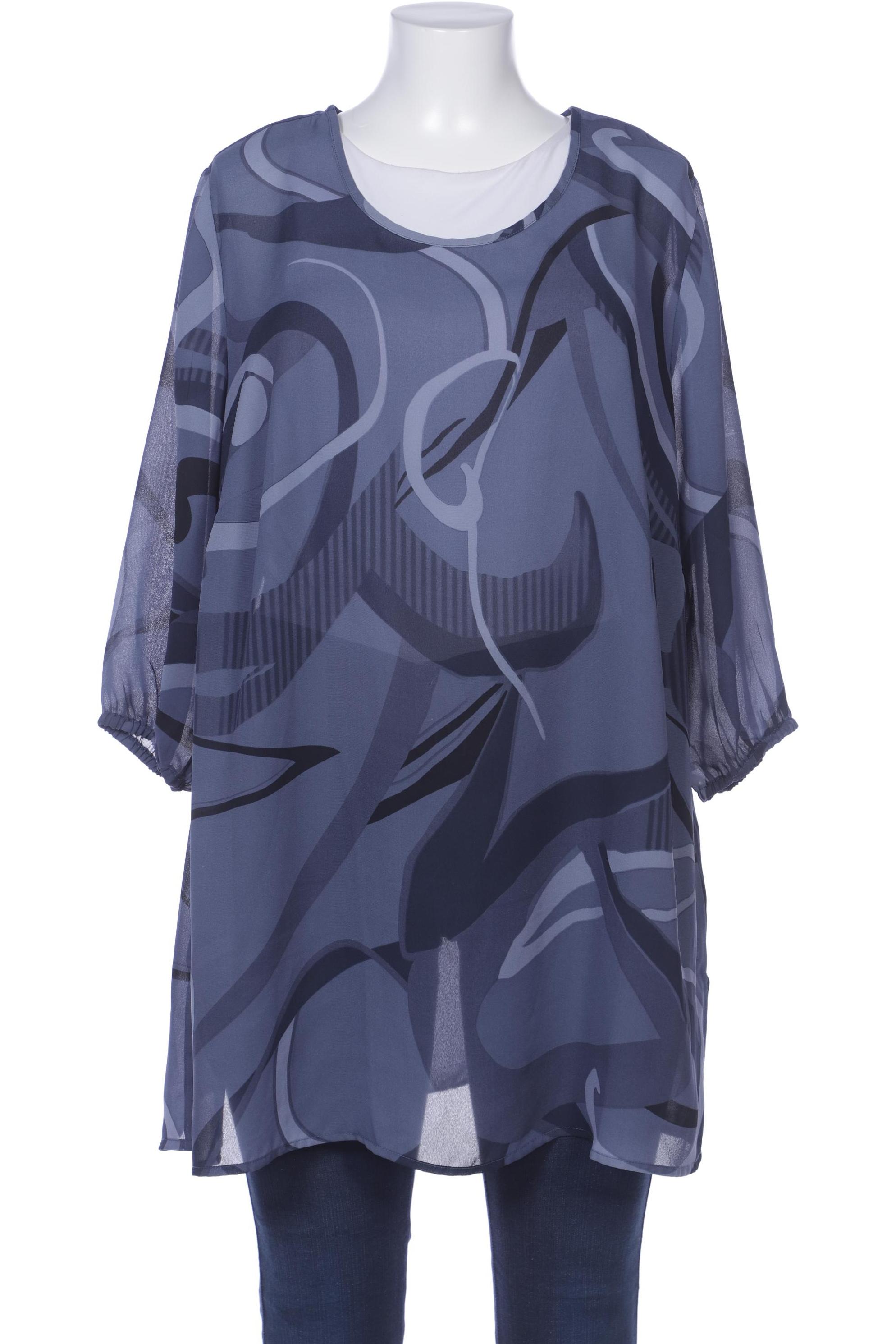 

Miamoda Damen Bluse, blau, Gr. 52