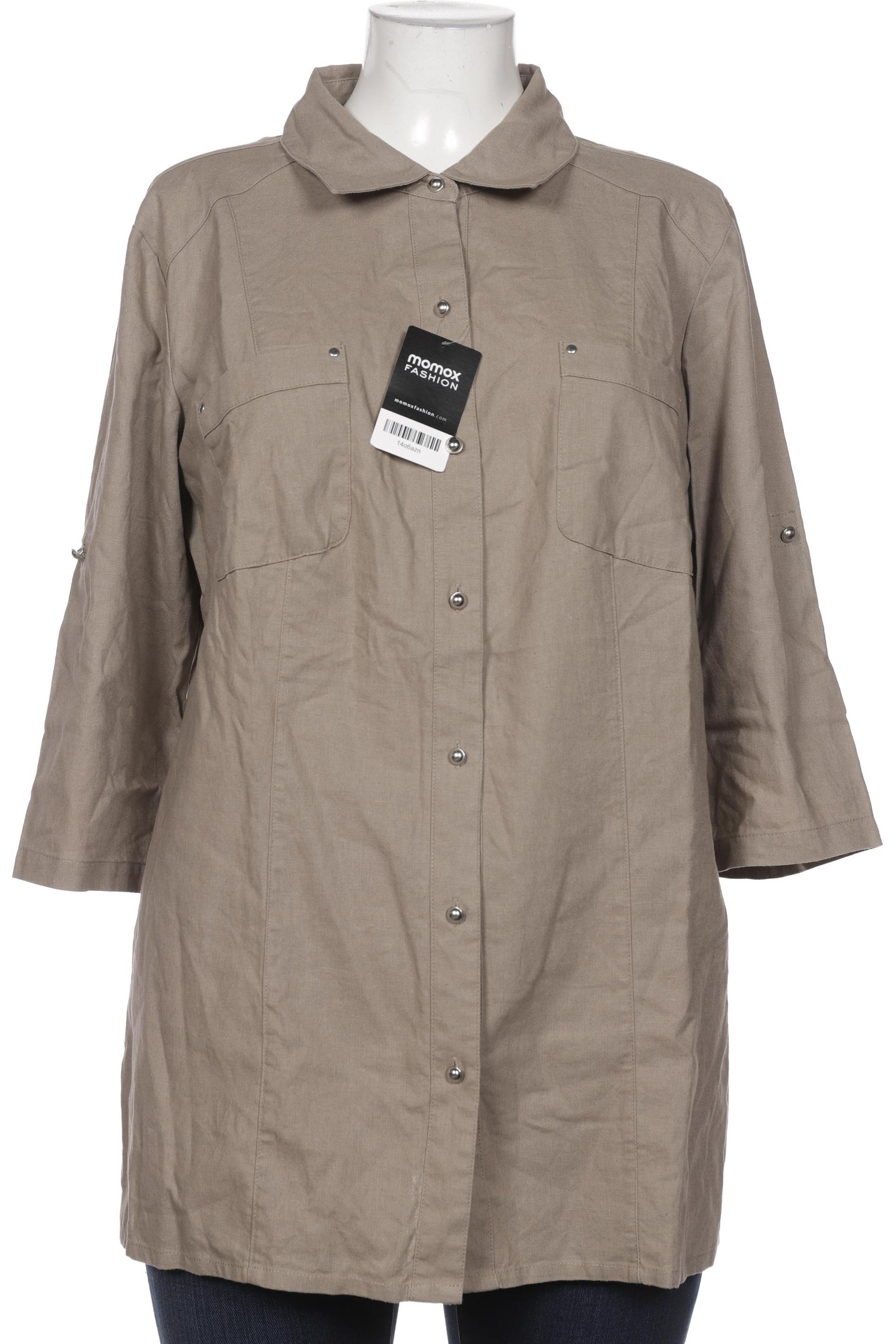

Miamoda Damen Bluse, beige, Gr. 46