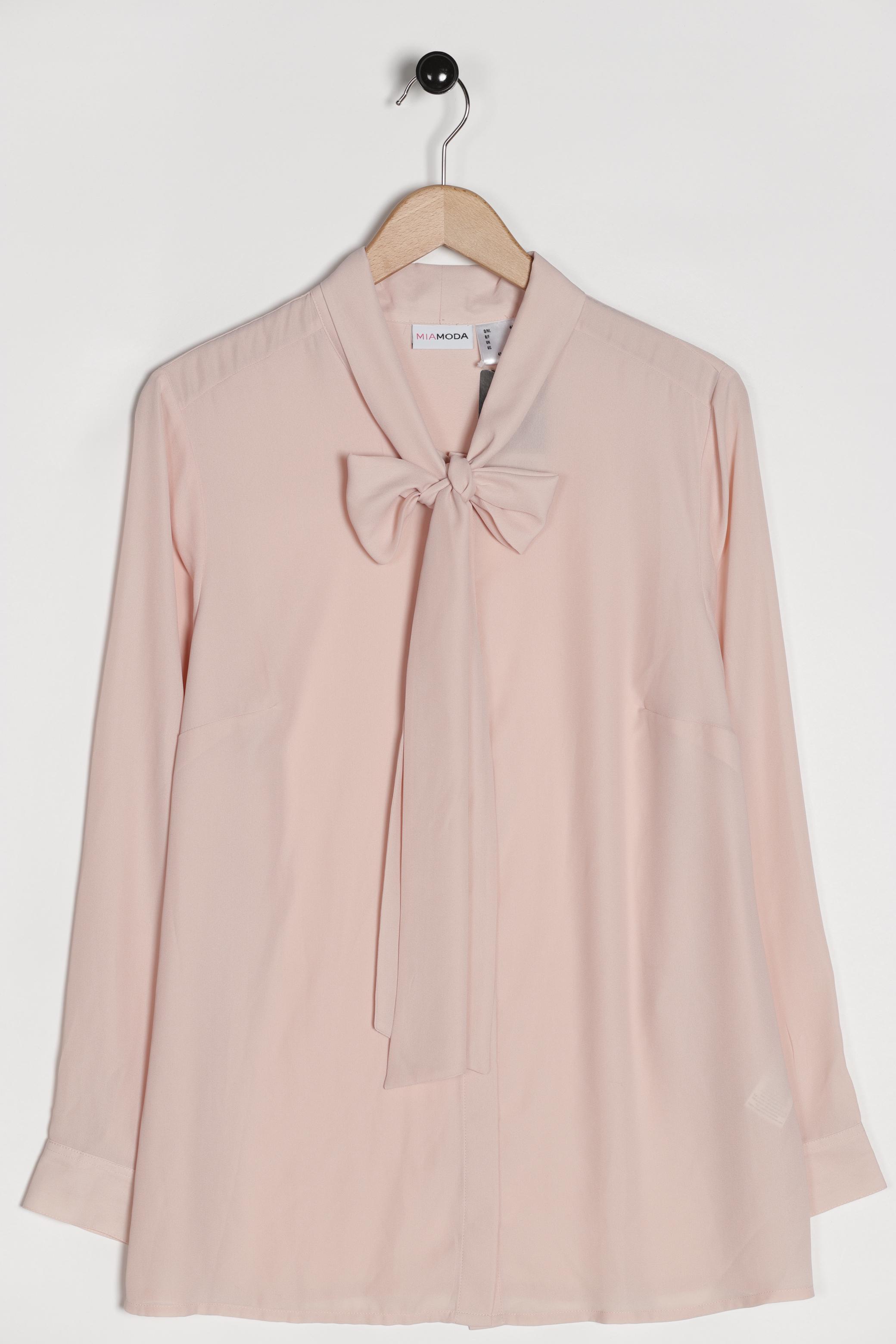

Miamoda Damen Bluse, pink, Gr. 44