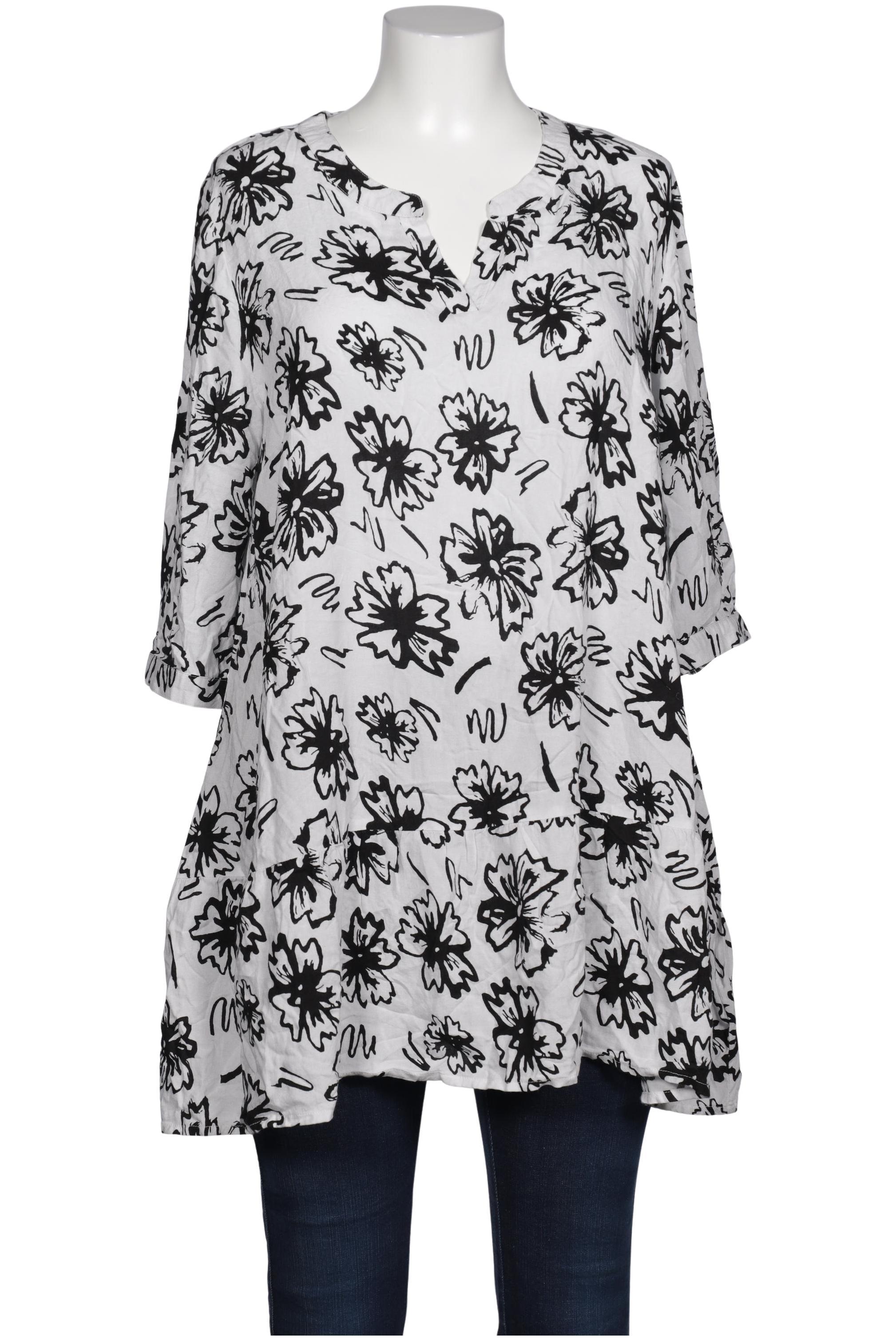 

Miamoda Damen Bluse, weiß, Gr. 46