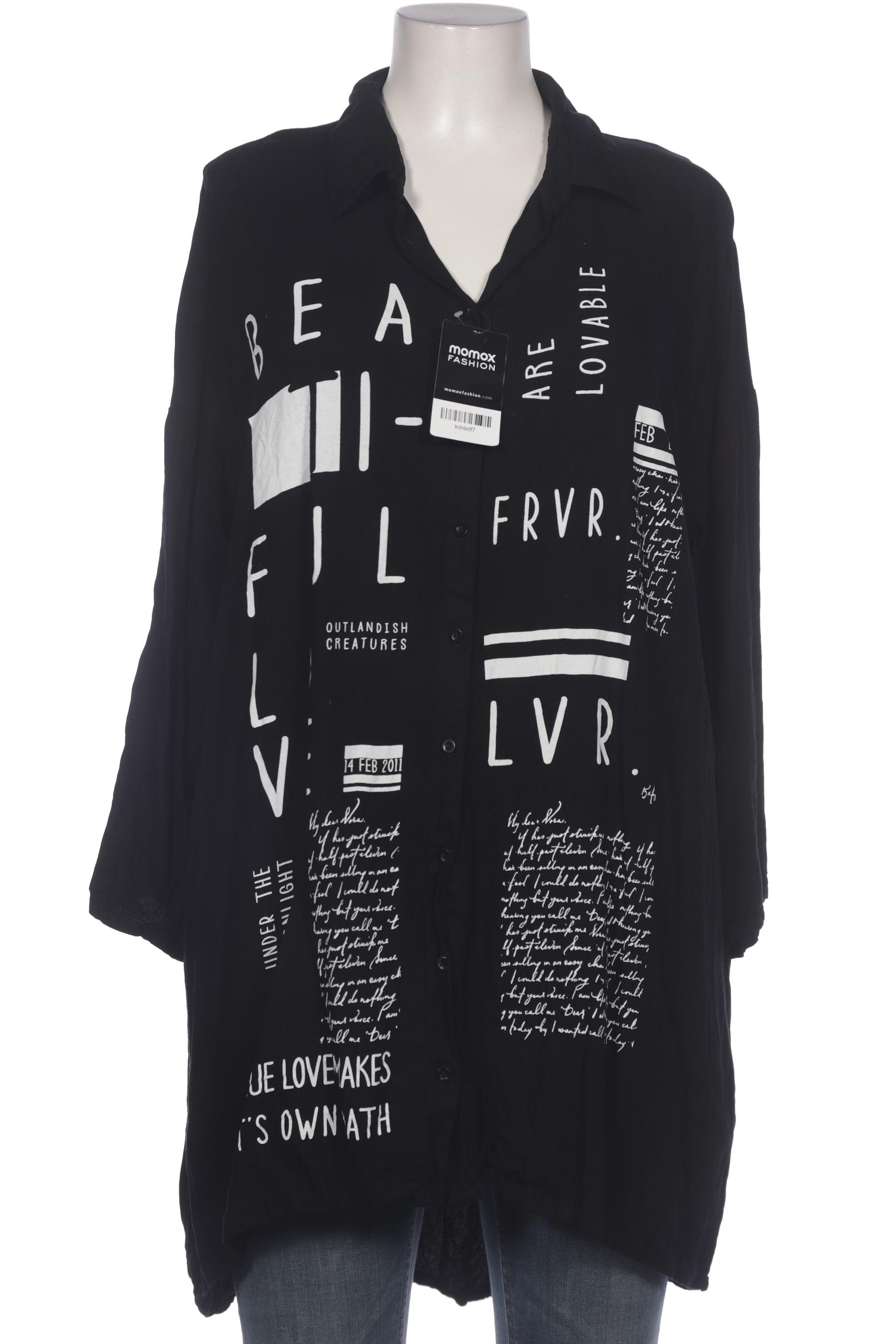 

Miamoda Damen Bluse, schwarz, Gr. 52