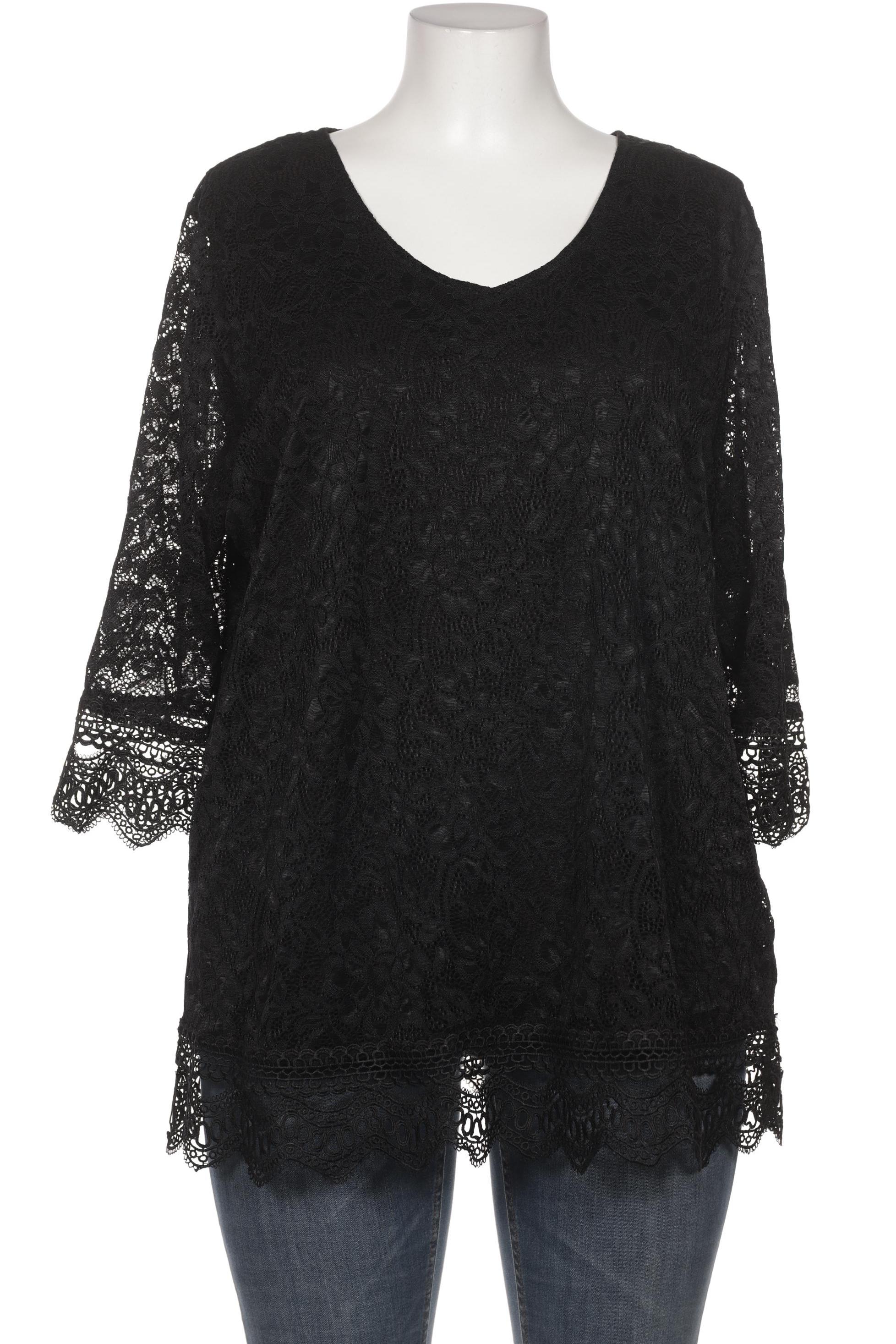 

Miamoda Damen Bluse, schwarz, Gr. 48