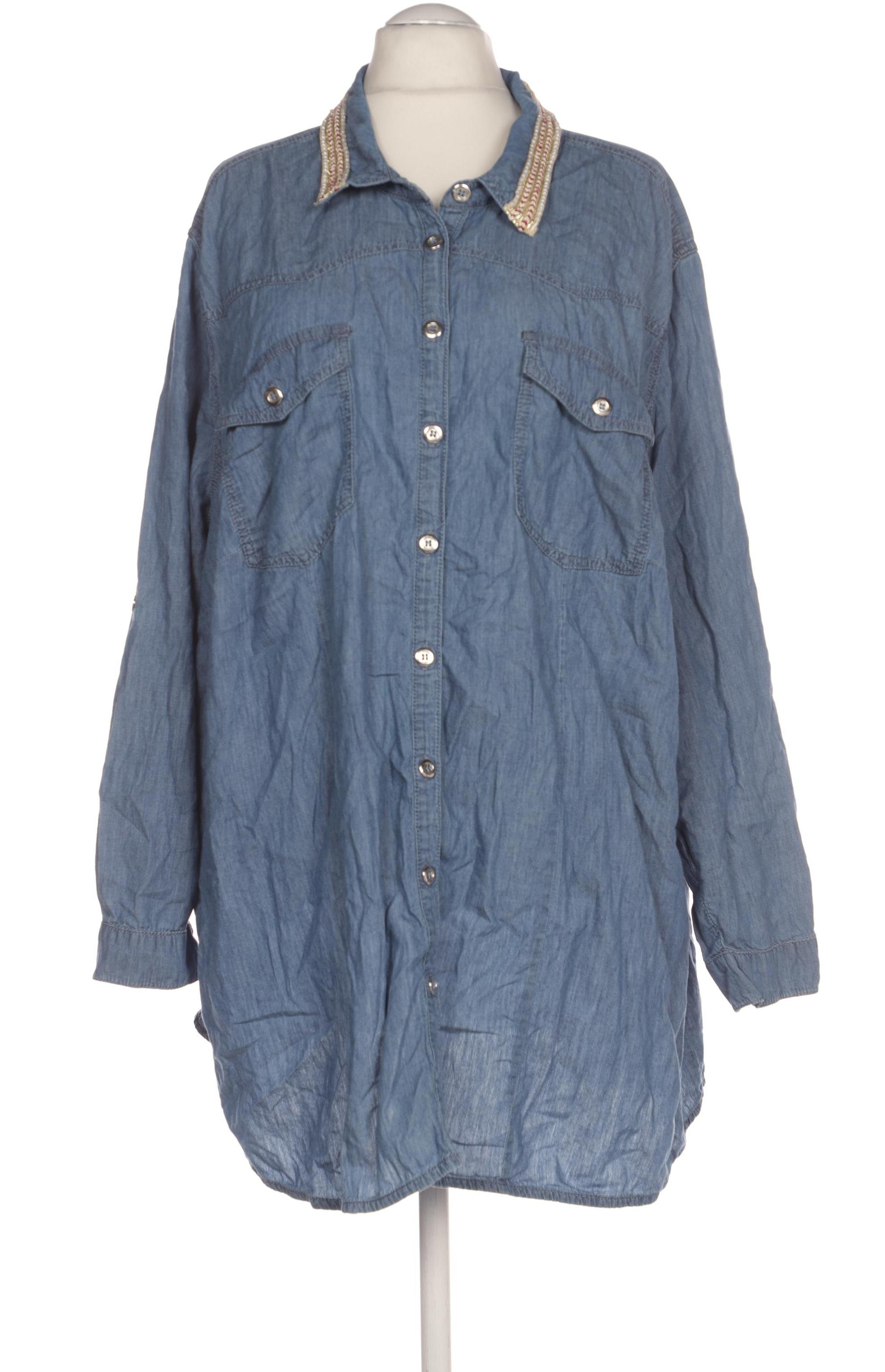 

Miamoda Damen Bluse, blau, Gr. 62