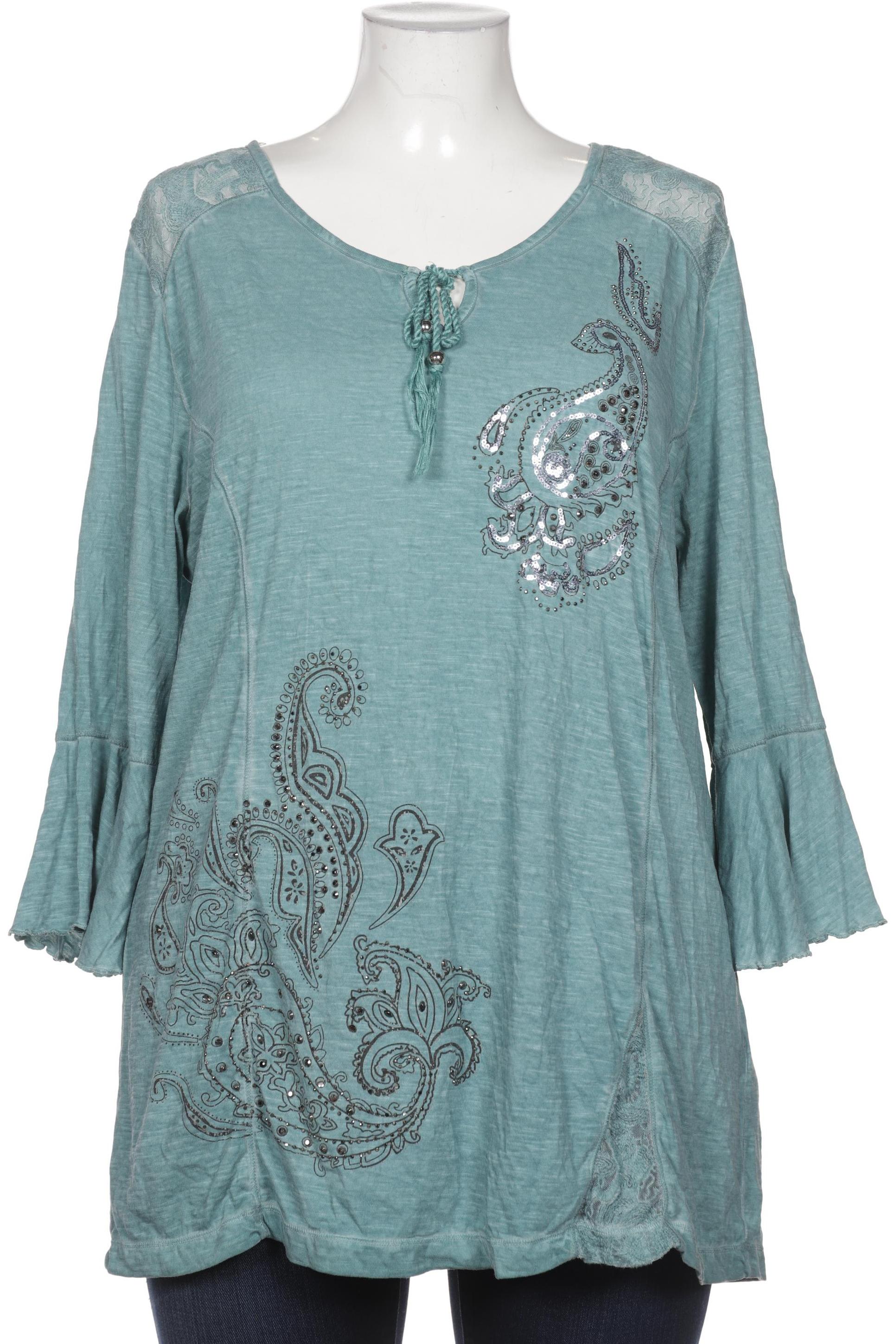 

Miamoda Damen Bluse, türkis, Gr. 48