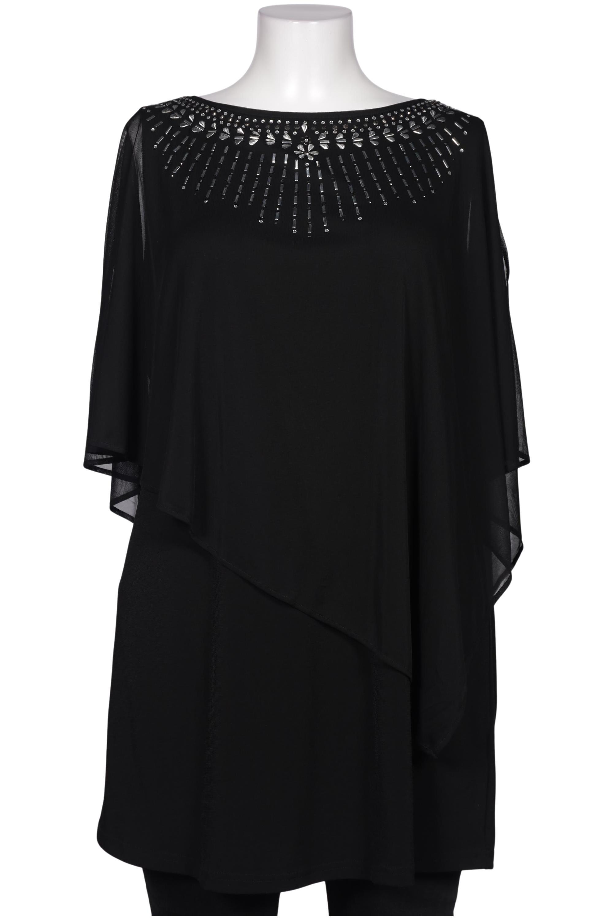 

Miamoda Damen Bluse, schwarz, Gr. 48