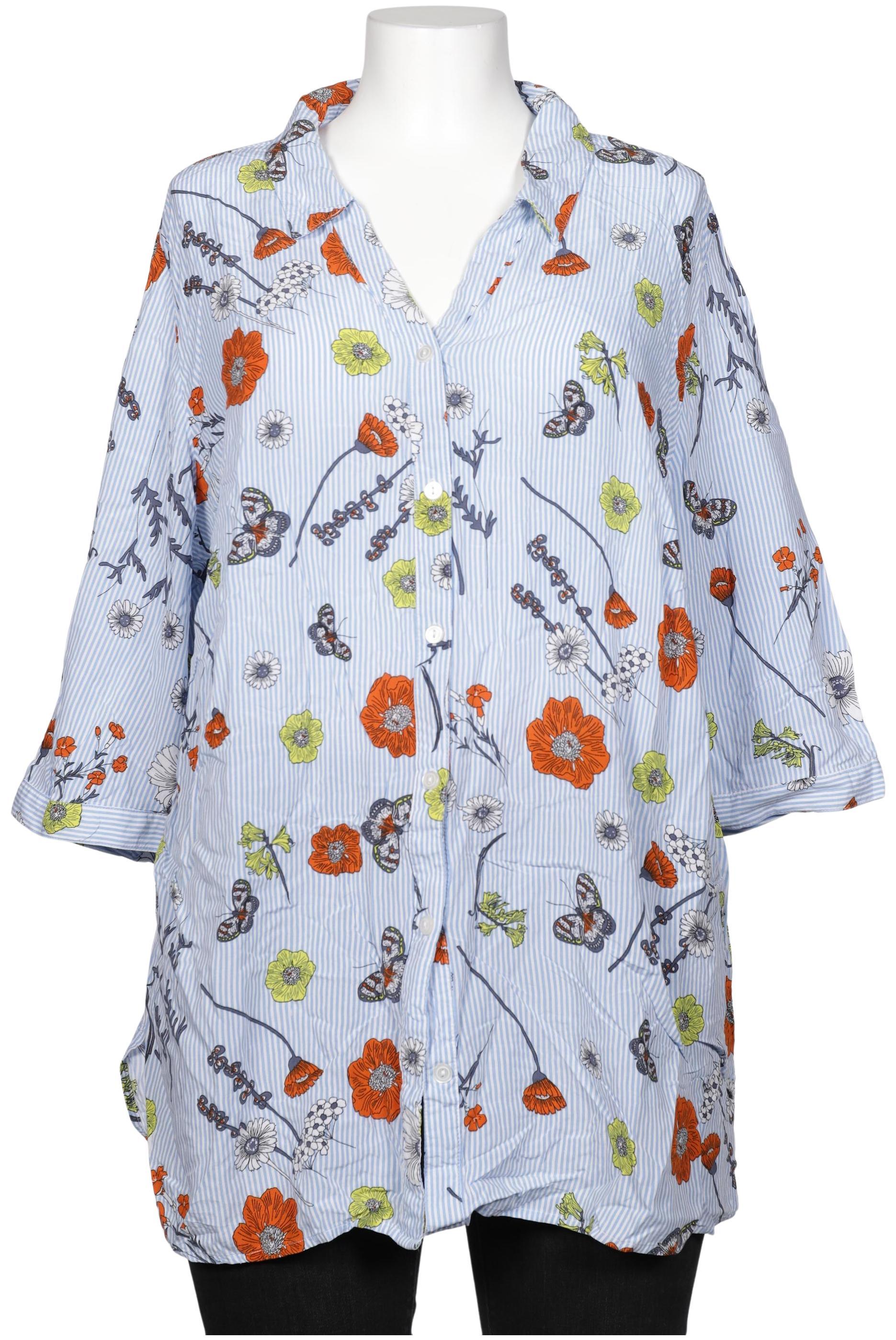 

Miamoda Damen Bluse, blau, Gr. 52