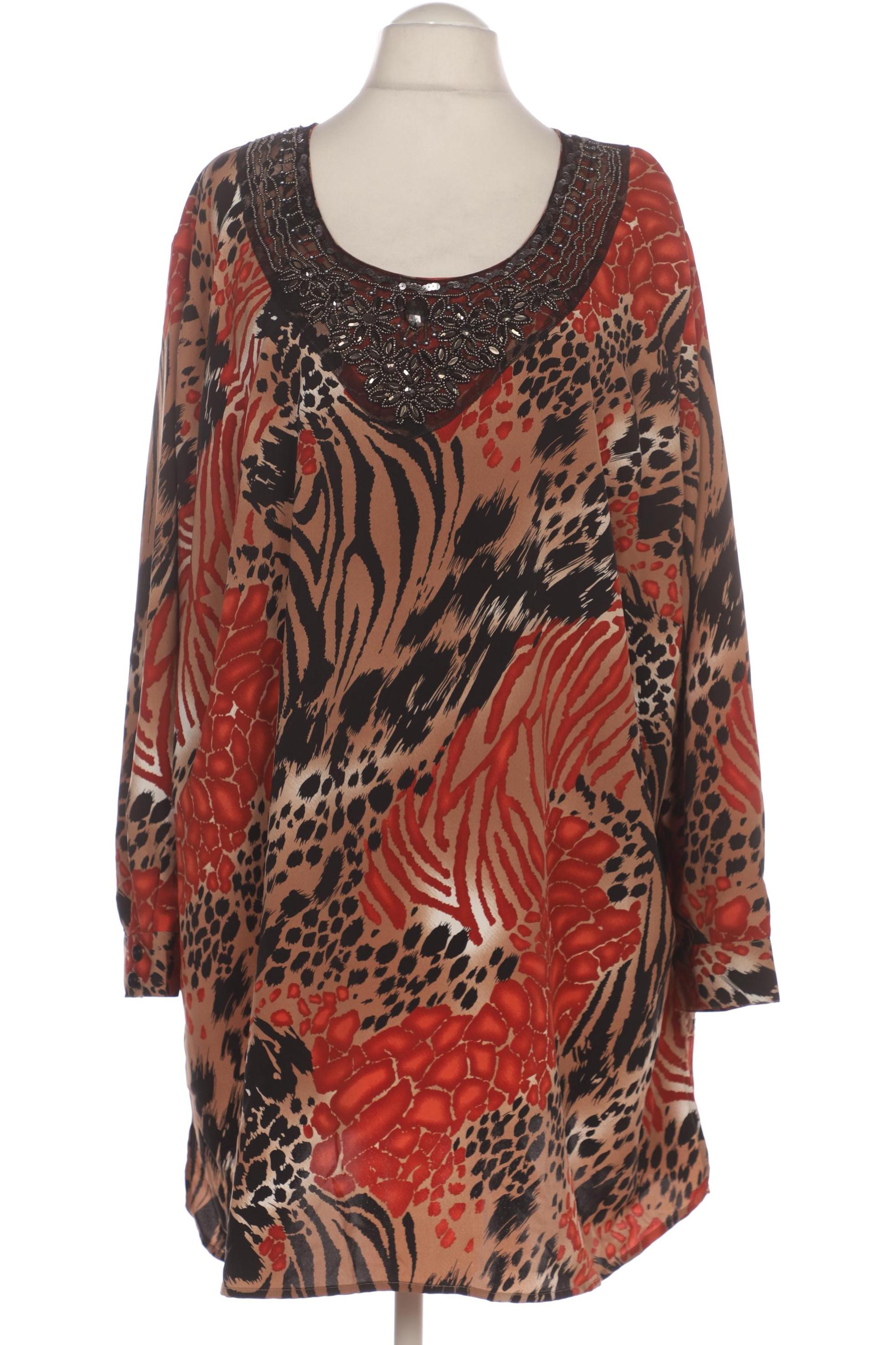 

Miamoda Damen Bluse, braun, Gr. 52