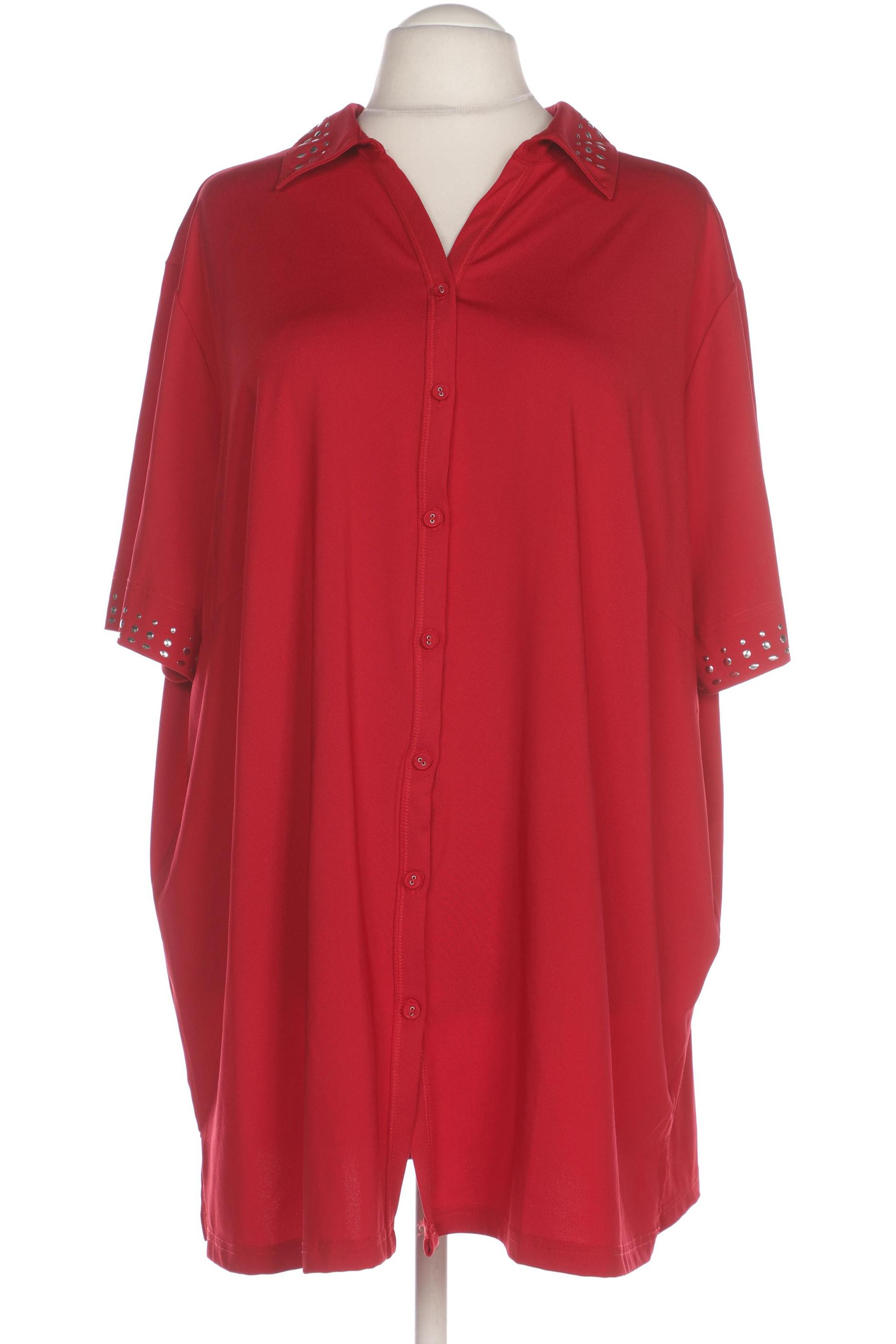 

Miamoda Damen Bluse, rot, Gr. 54