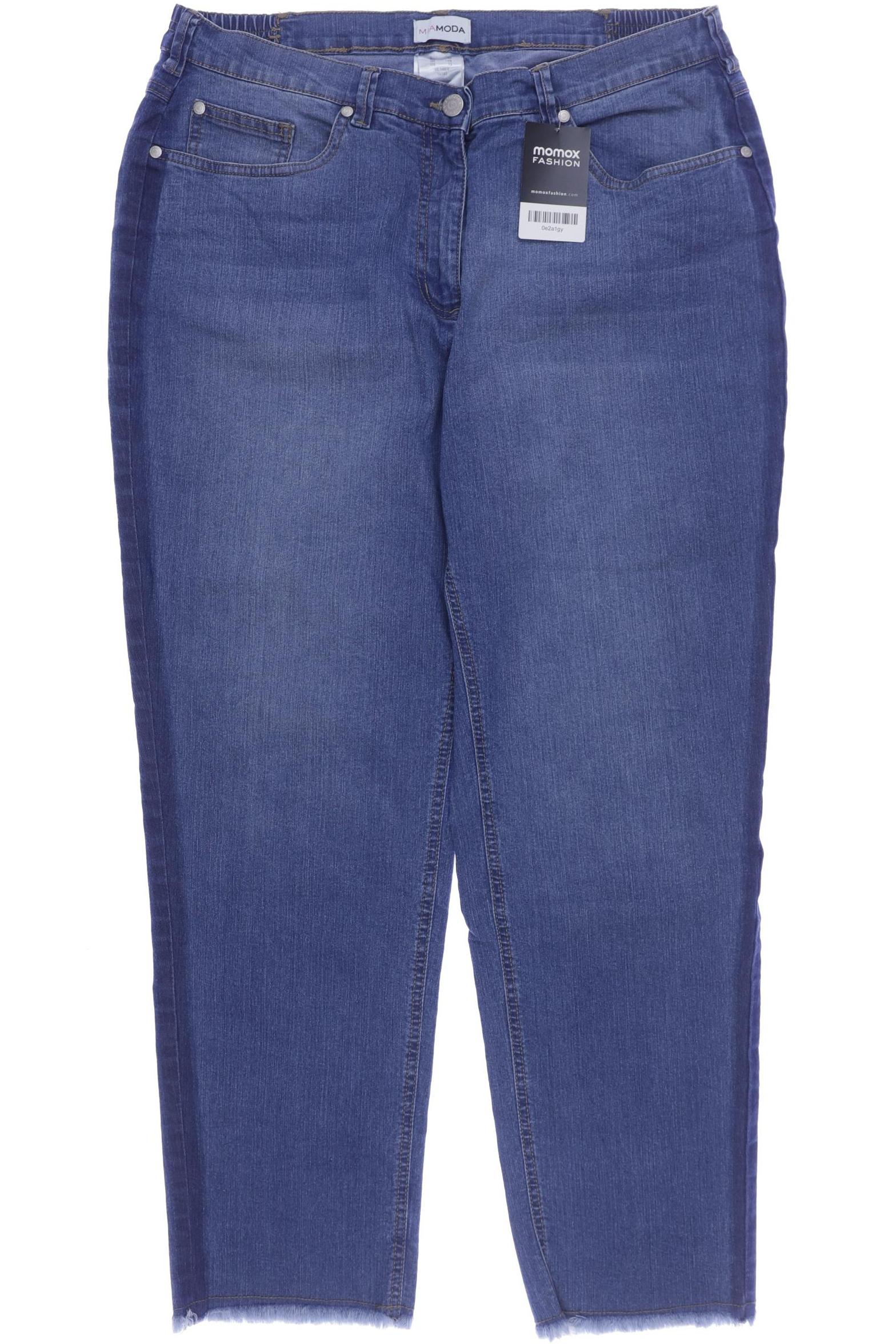 

MIAMODA Damen Jeans, blau