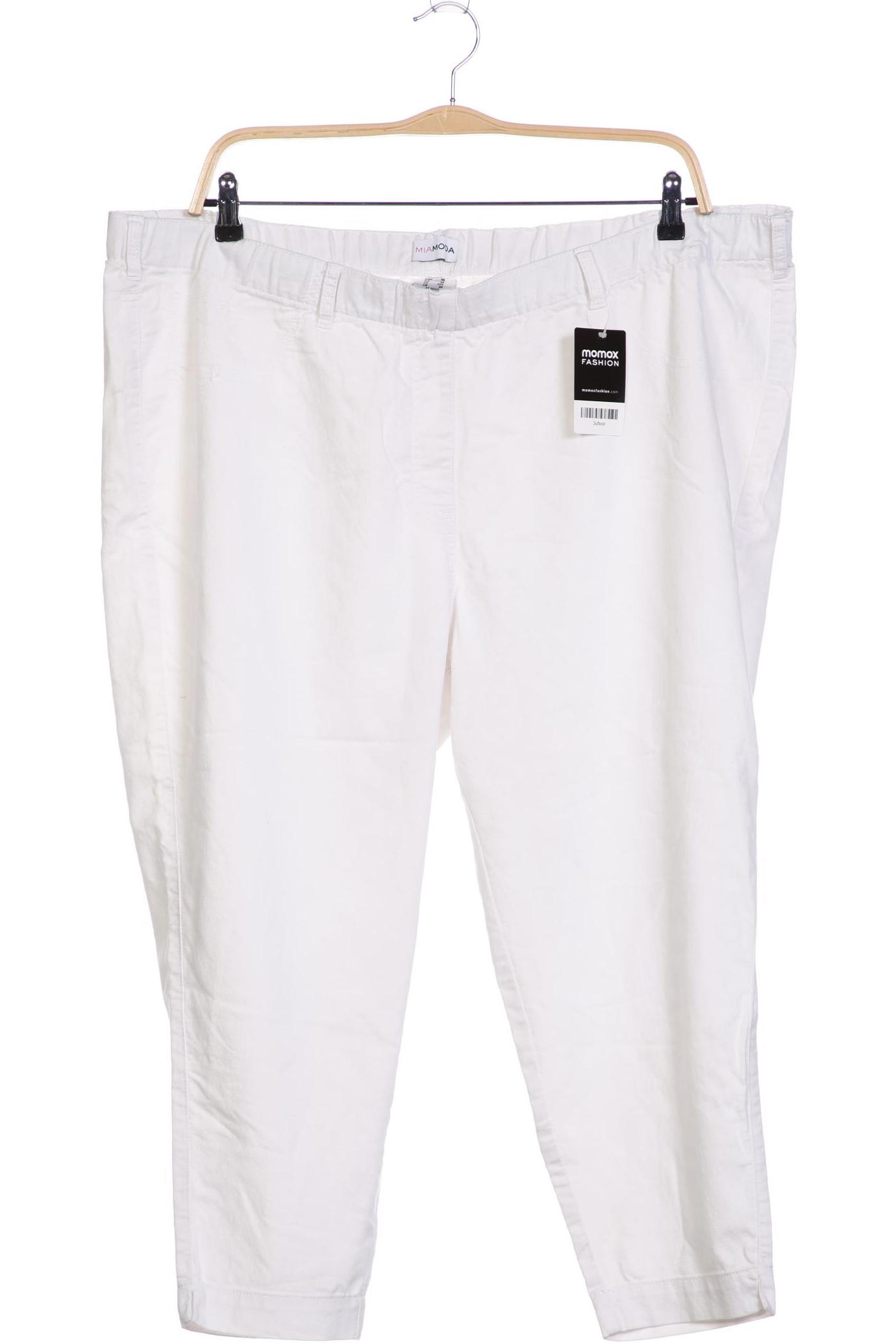 

MIAMODA Damen Jeans, weiß
