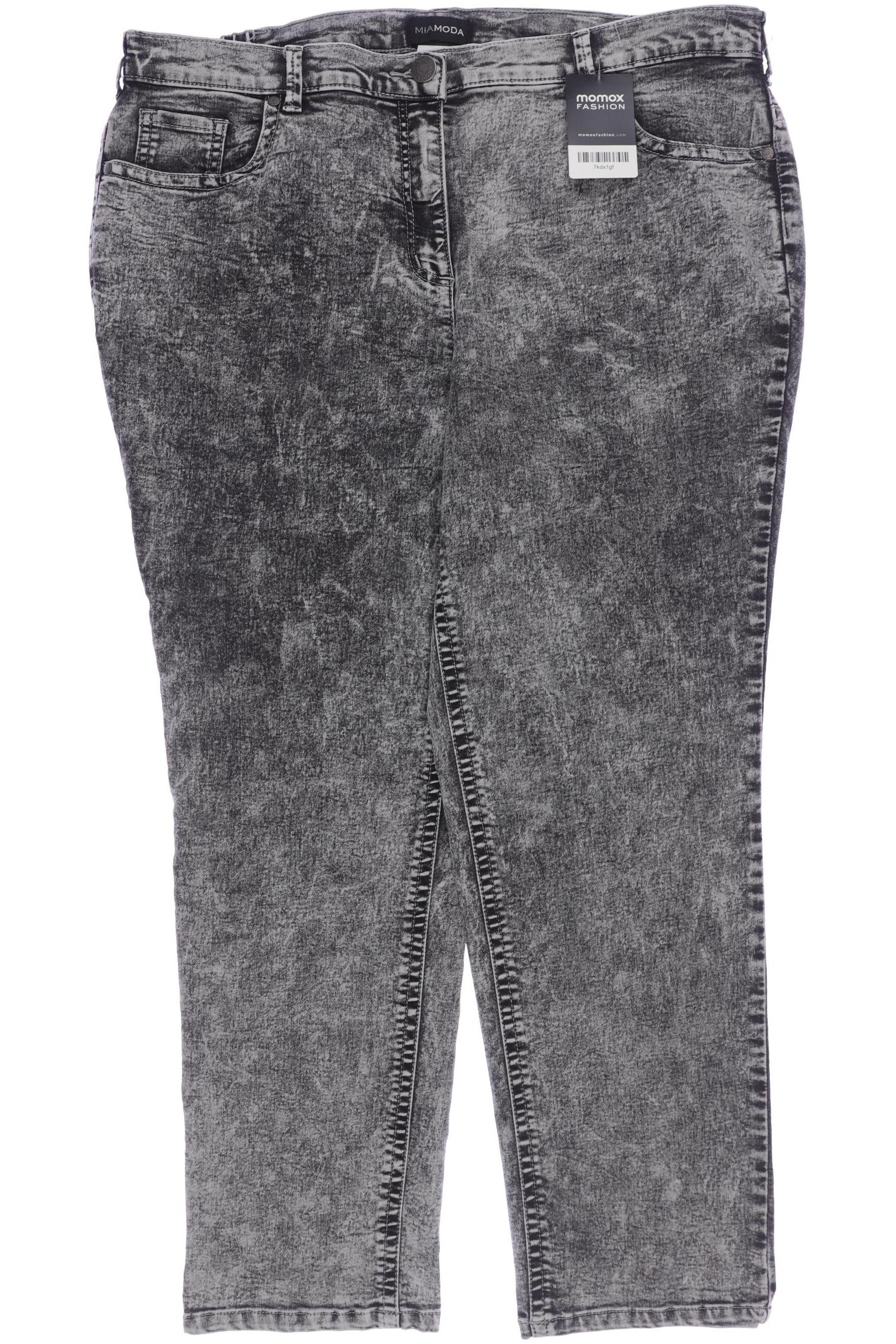 

Miamoda Damen Jeans, grau, Gr. 24