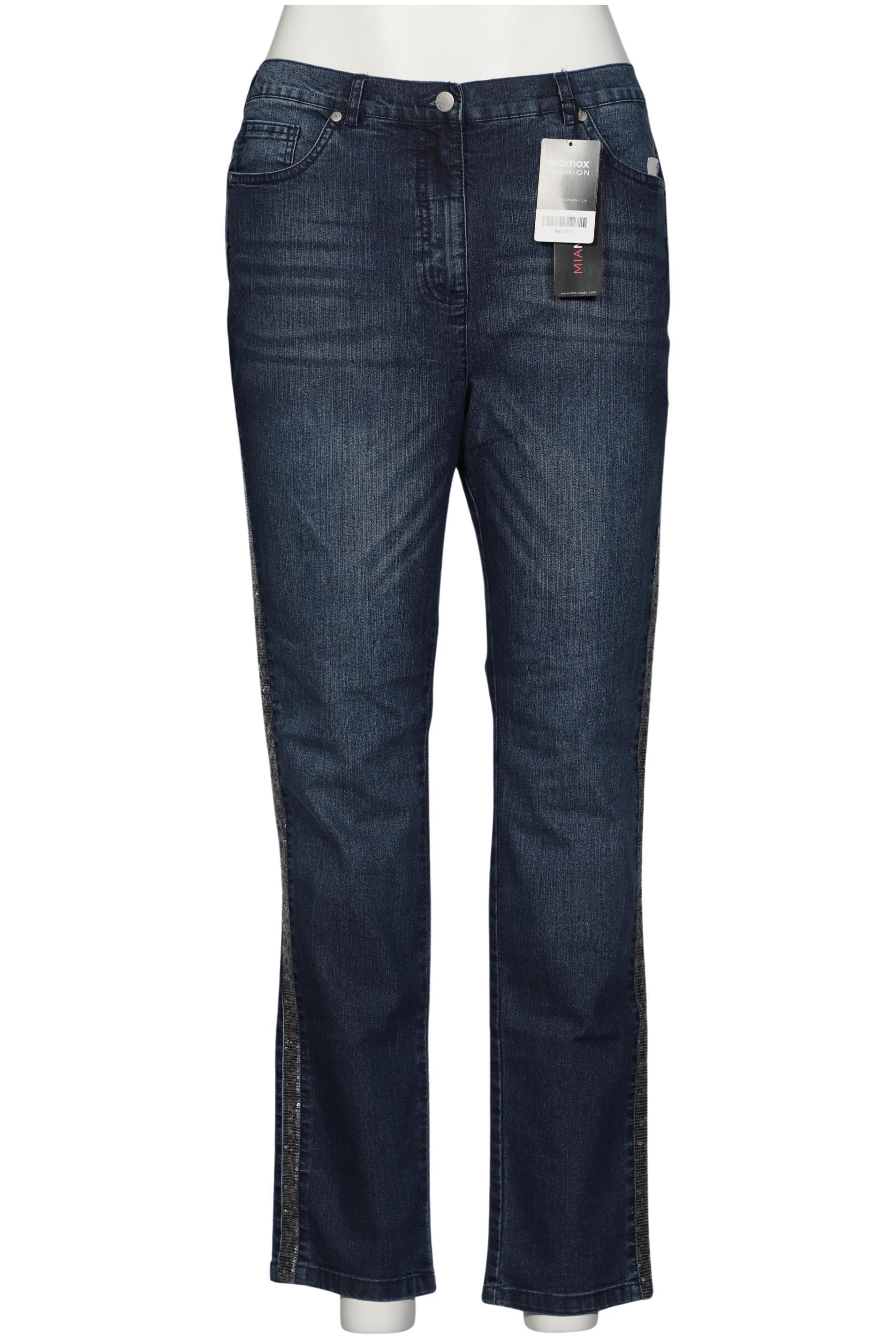 

Miamoda Damen Jeans, marineblau, Gr. 46