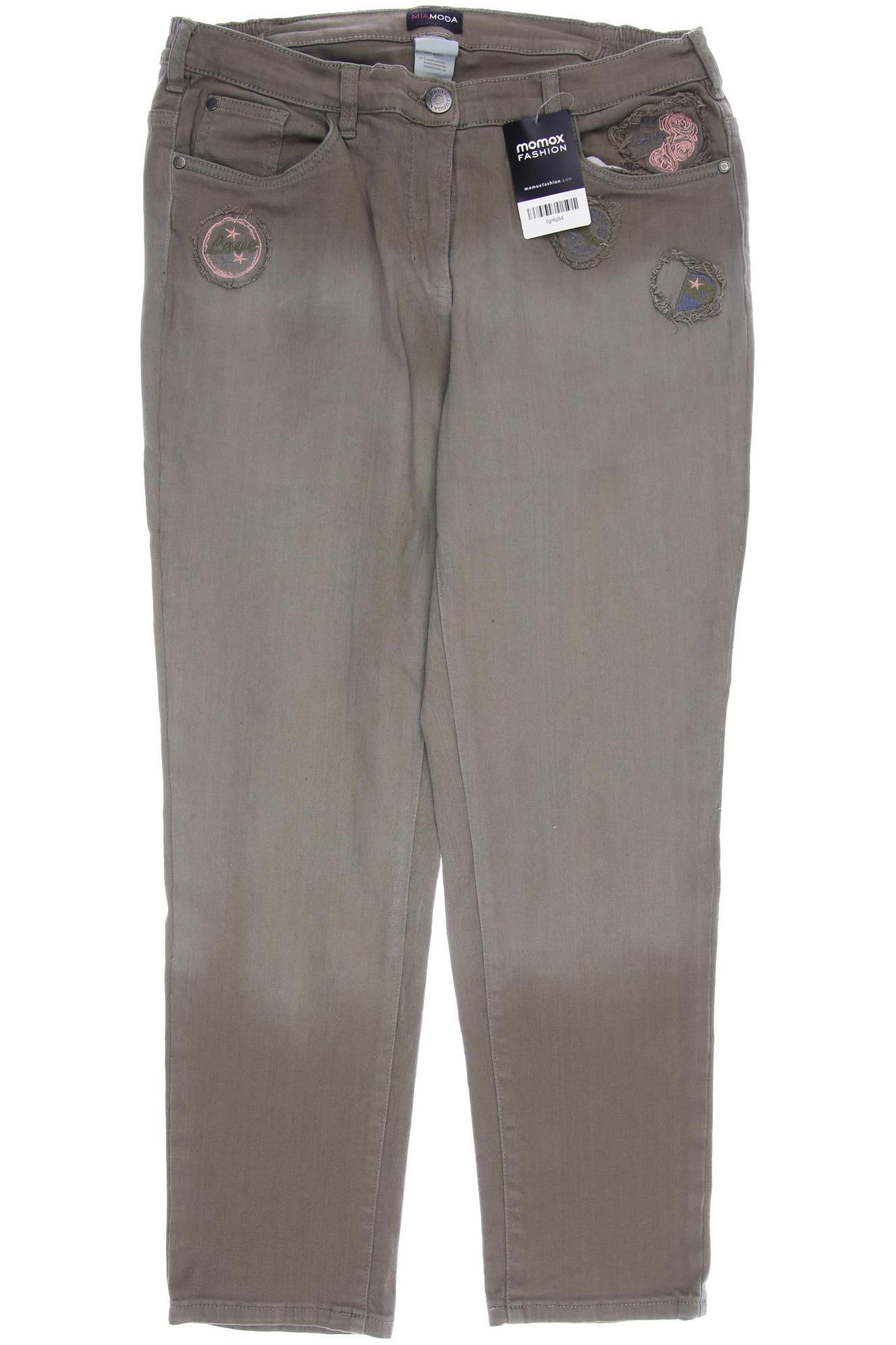 

Miamoda Damen Jeans, grün, Gr. 21