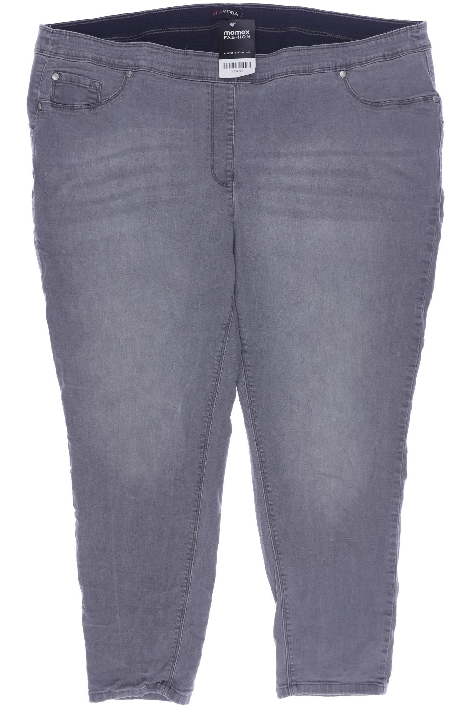 

MIAMODA Damen Jeans, grau