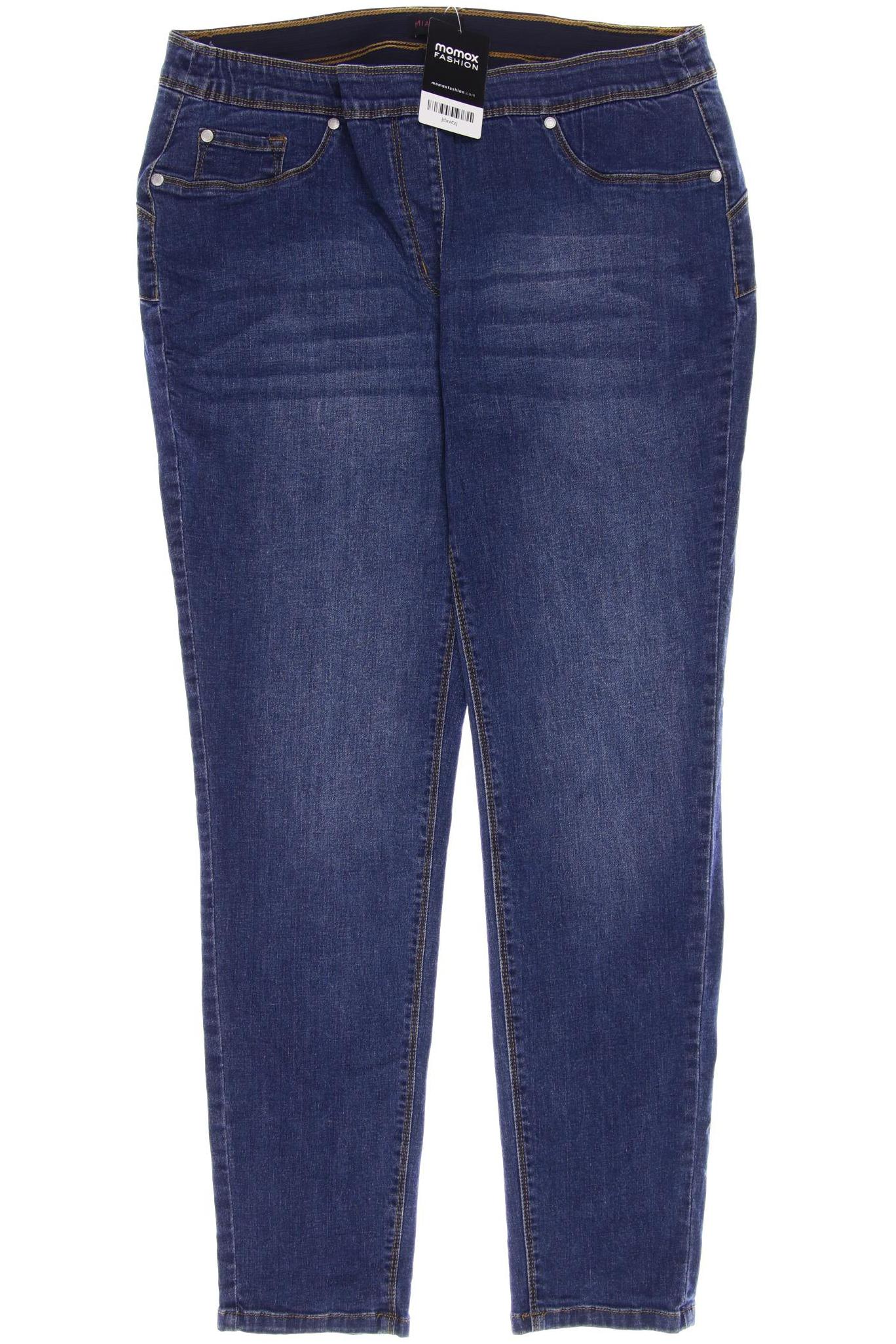 

MIAMODA Damen Jeans, blau