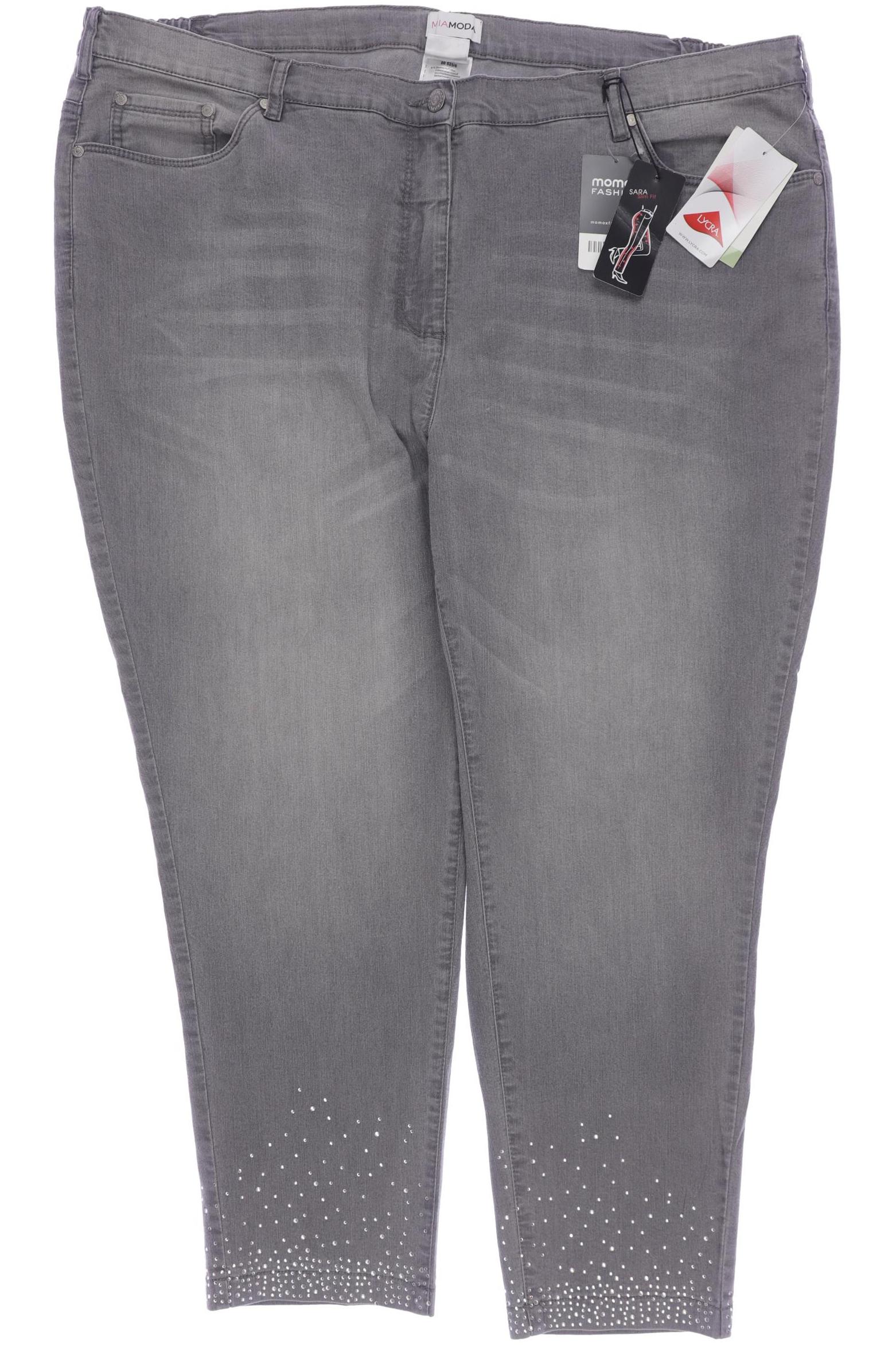 

Miamoda Damen Jeans, grau, Gr. 26