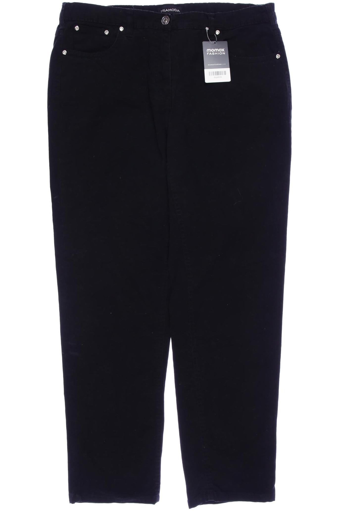 

Miamoda Damen Jeans, schwarz, Gr. 22