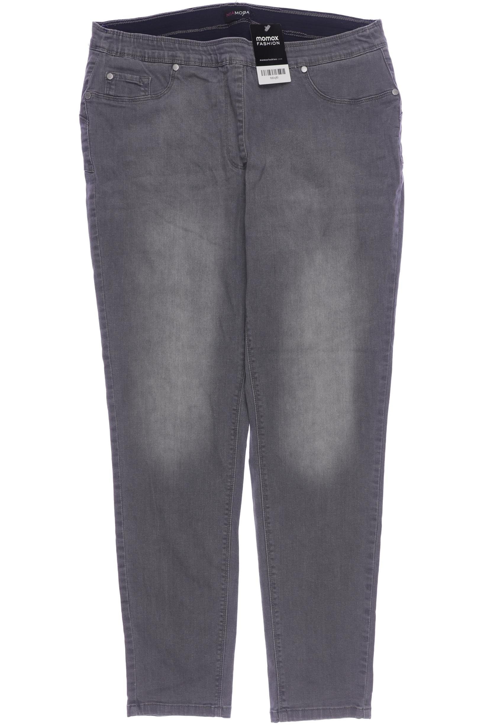 

Miamoda Damen Jeans, grau, Gr. 46