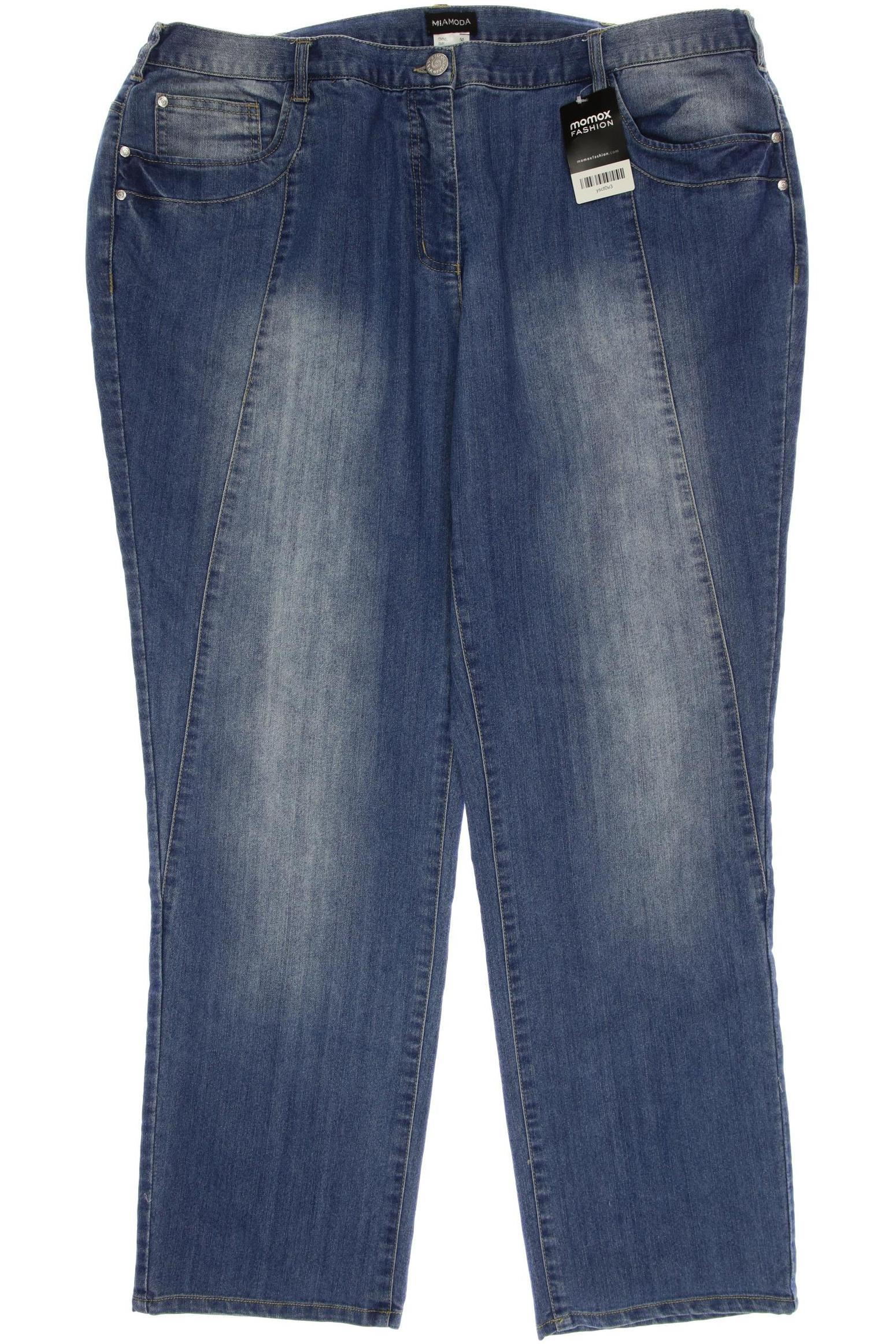 

Miamoda Damen Jeans, blau, Gr. 50