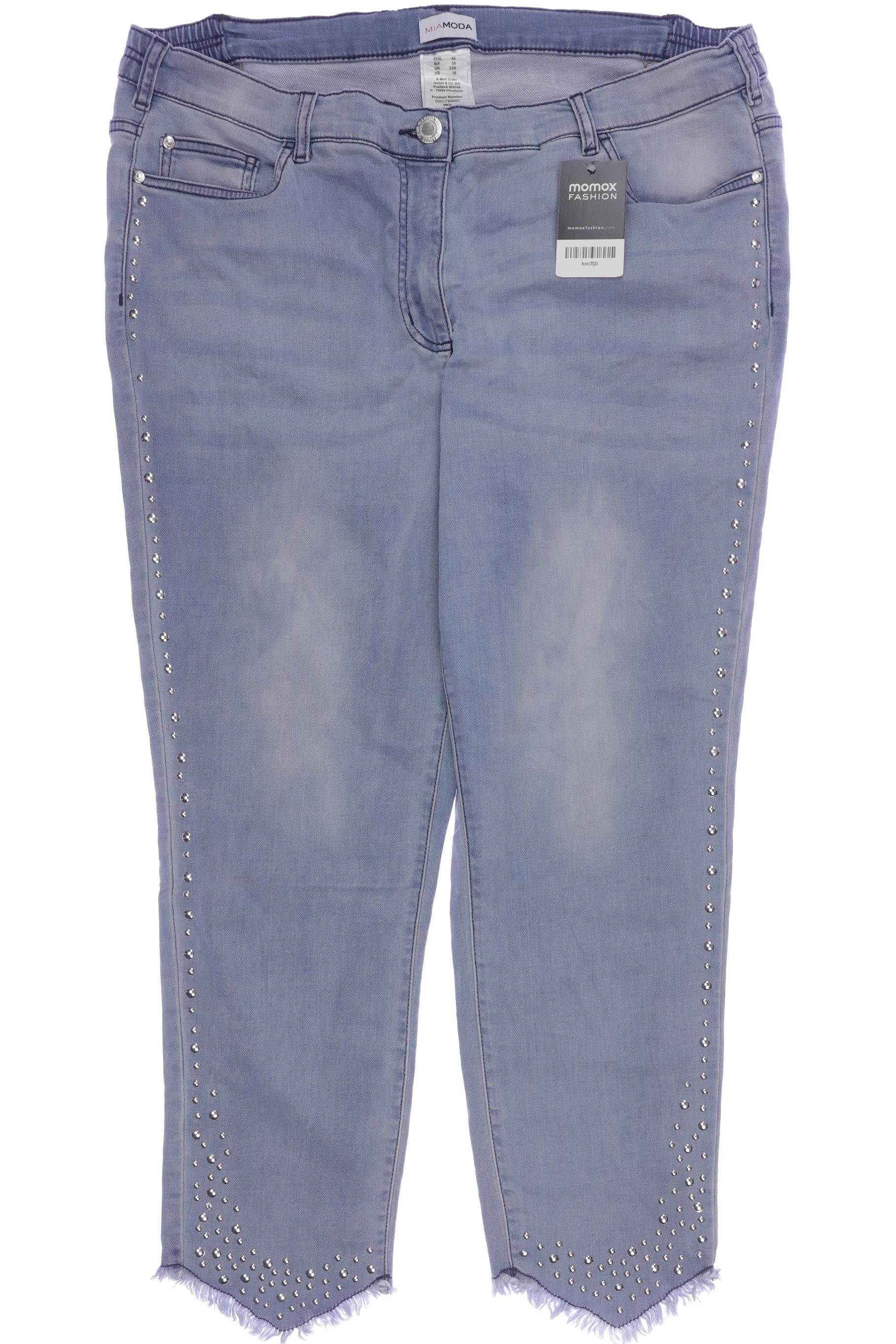 

Miamoda Damen Jeans, hellblau, Gr. 48