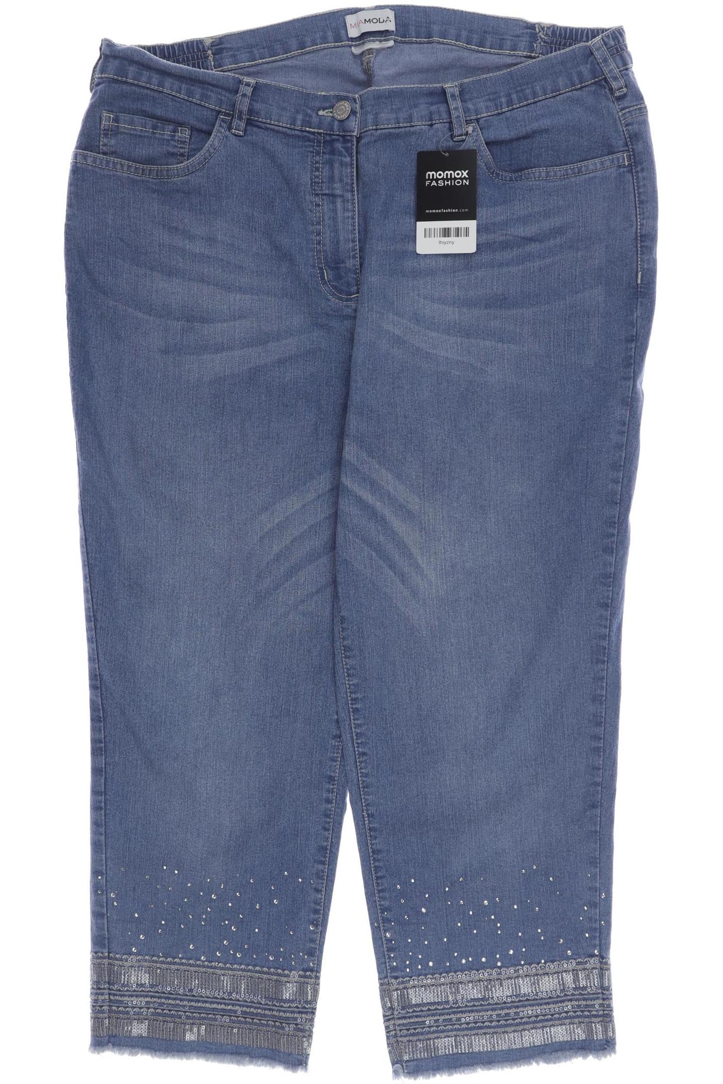 

MIAMODA Damen Jeans, blau