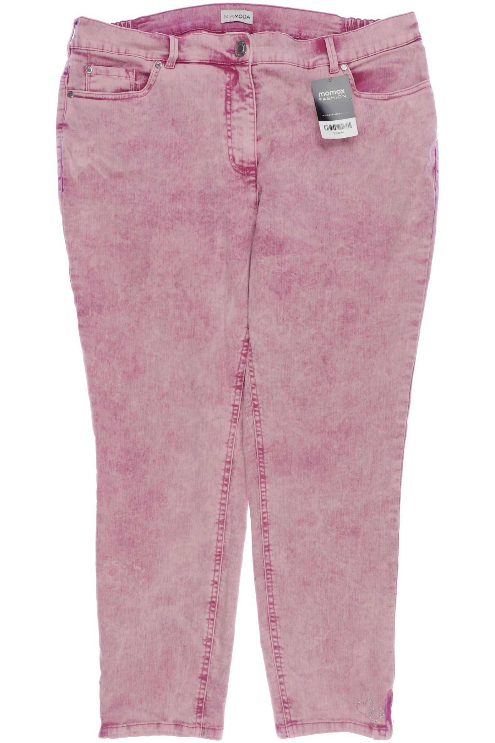 

Miamoda Damen Jeans, pink, Gr. 48