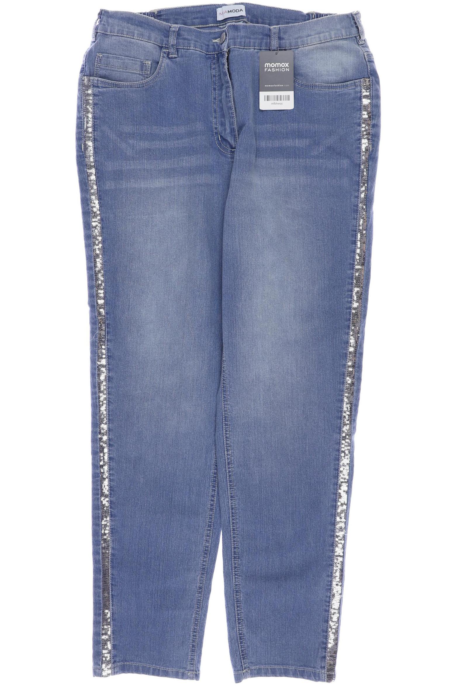 

MIAMODA Damen Jeans, blau