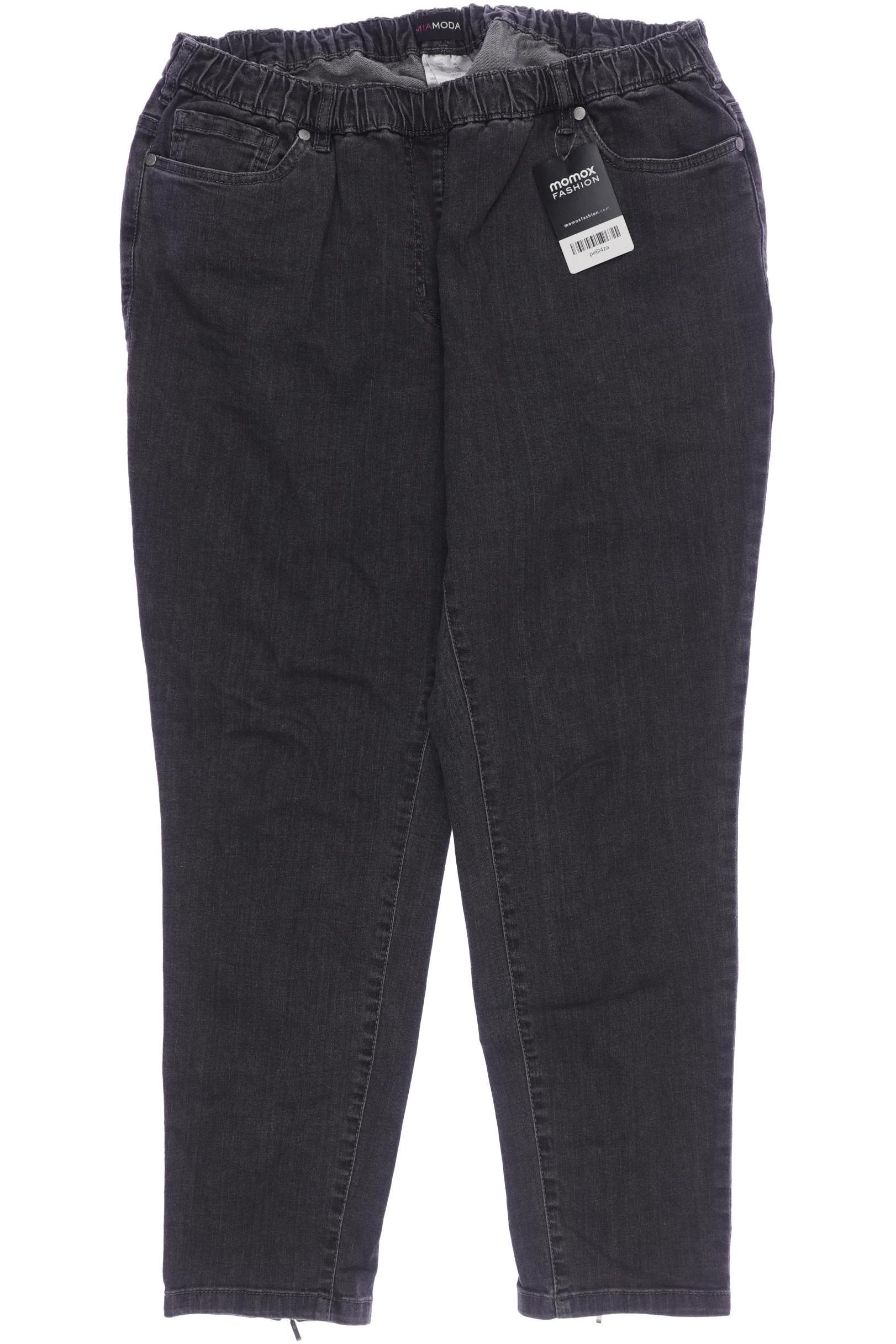 

Miamoda Damen Jeans, grau, Gr. 46