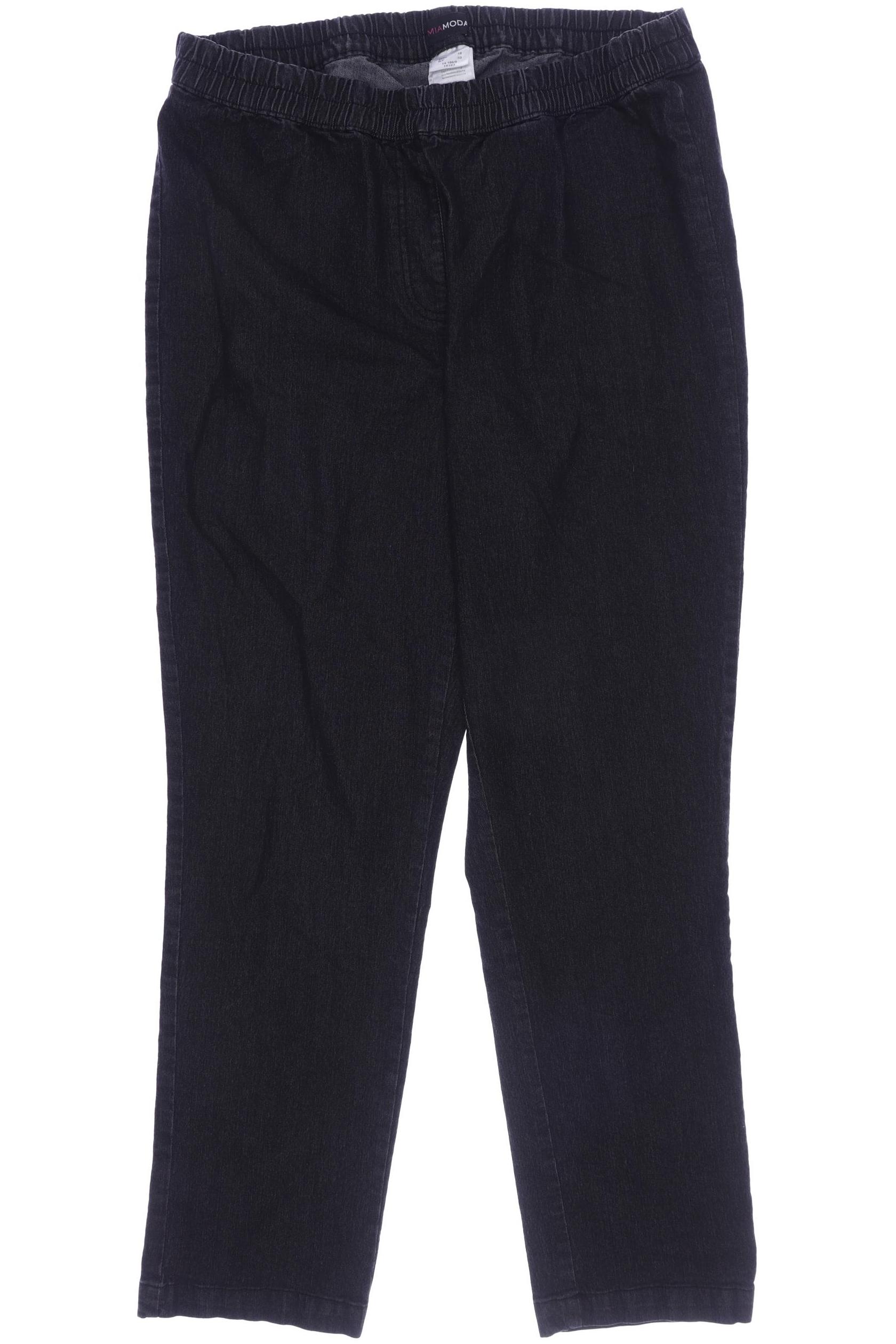 

MIAMODA Damen Jeans, schwarz