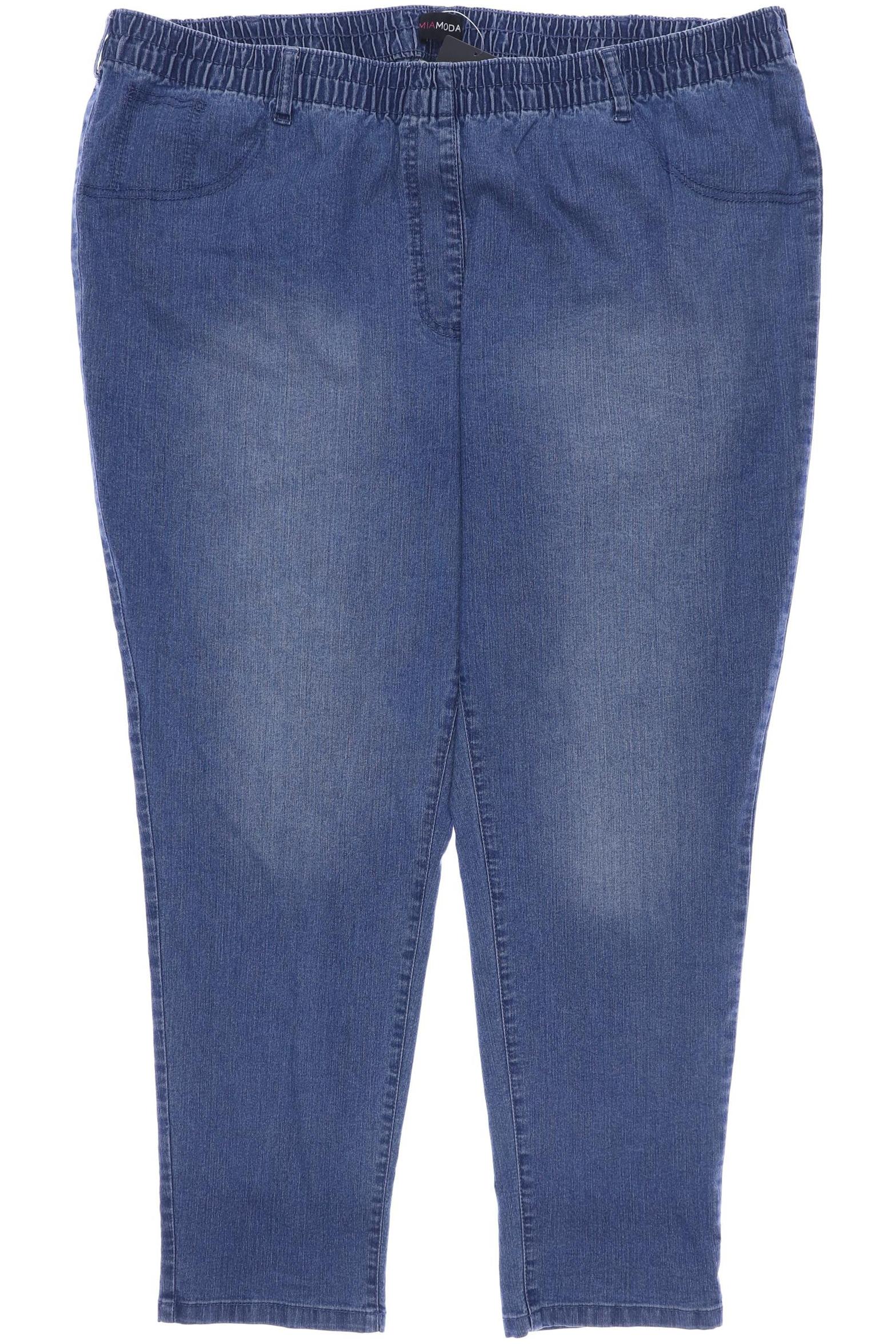 

MIAMODA Damen Jeans, blau