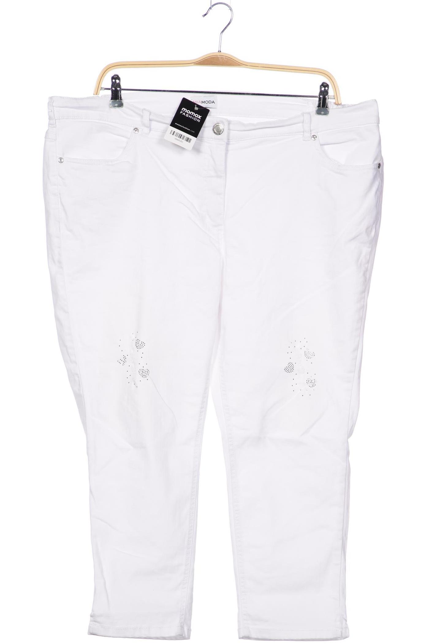 

Miamoda Damen Jeans, weiß, Gr. 26