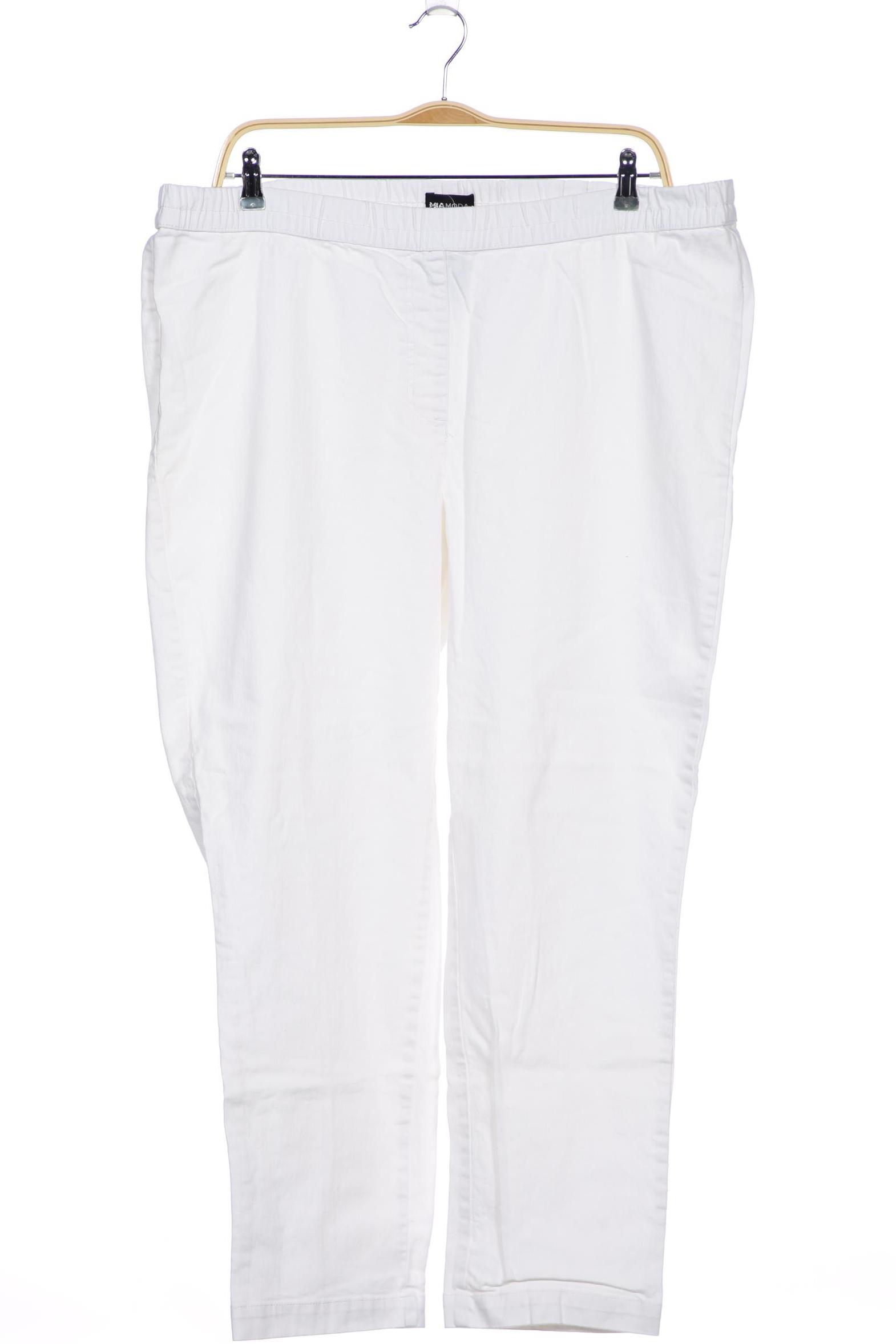 

MIAMODA Damen Jeans, weiß