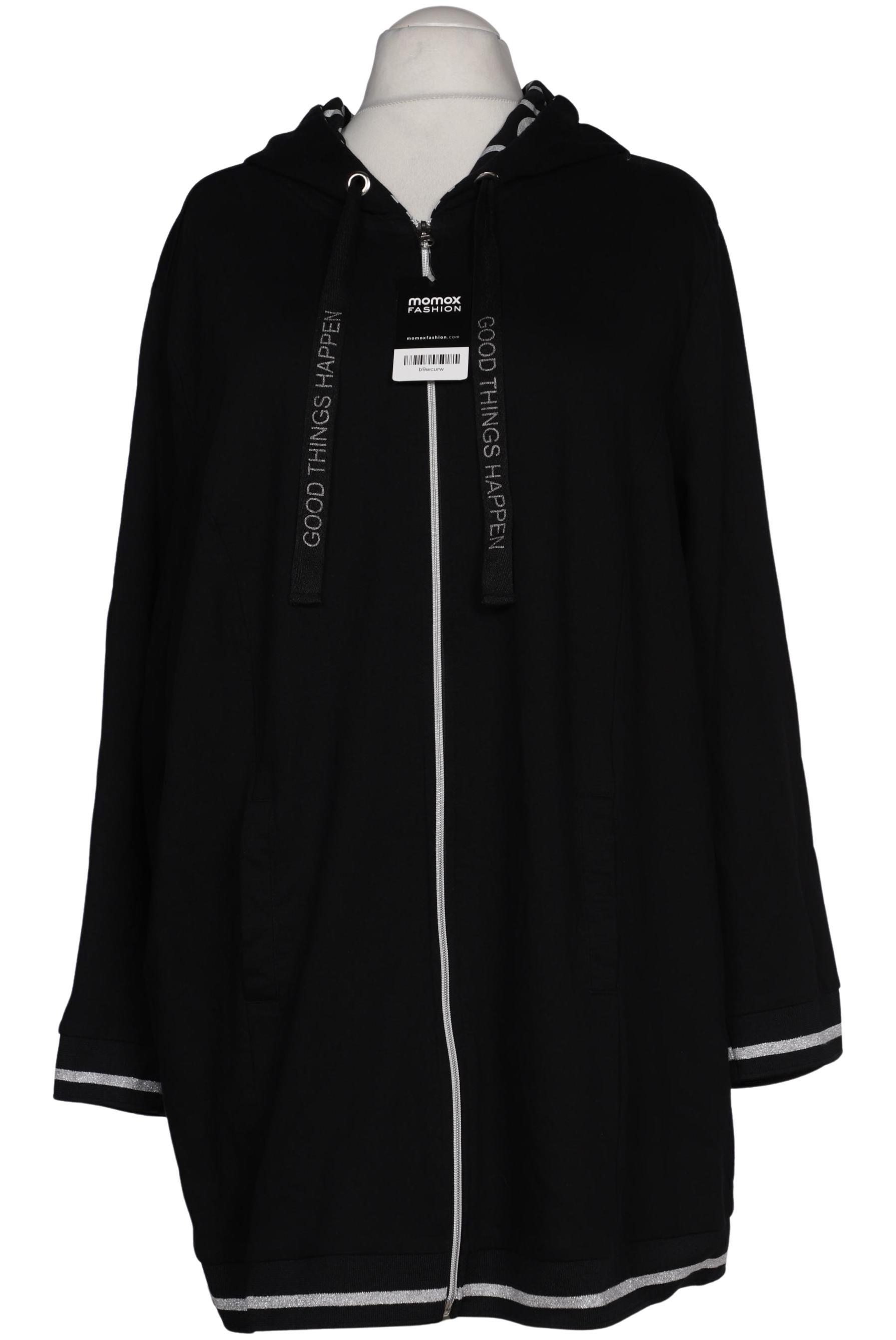 

Miamoda Damen Kapuzenpullover, schwarz, Gr. 56