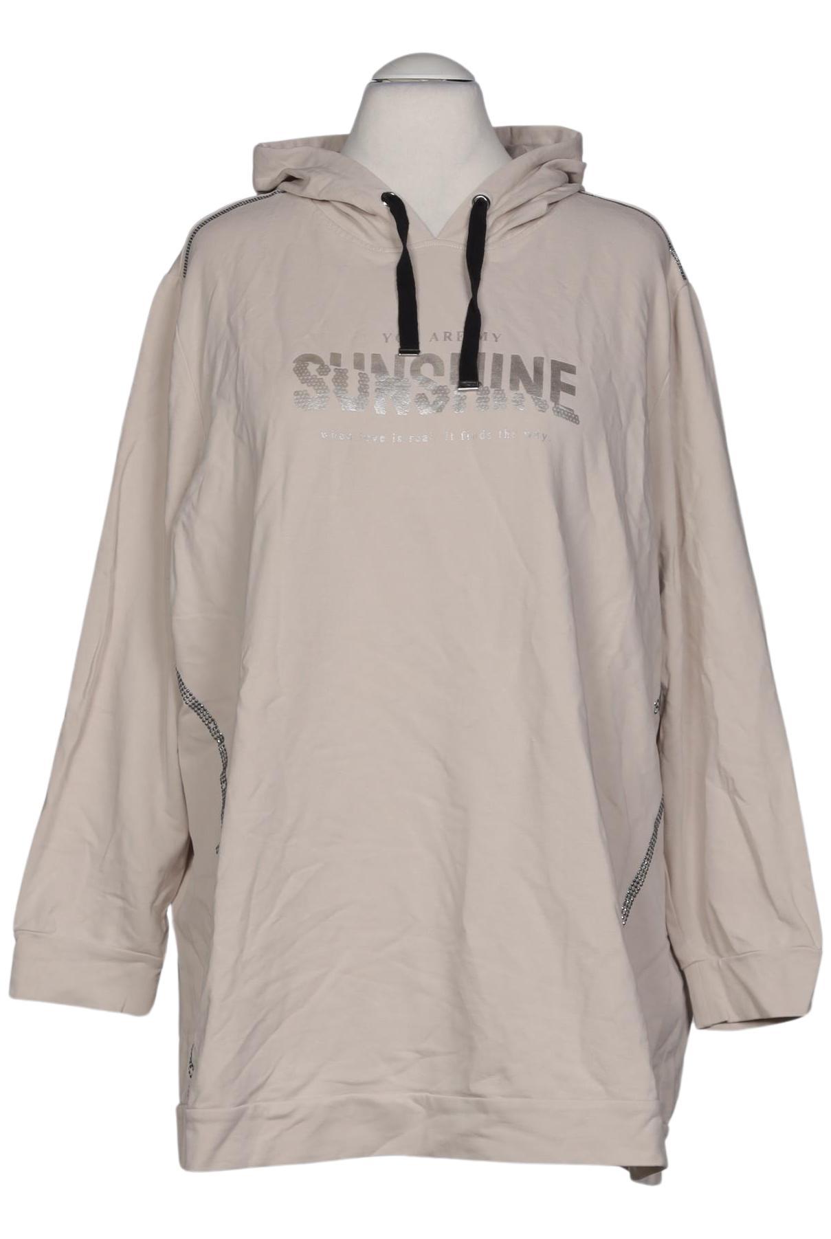 

Miamoda Damen Kapuzenpullover, beige, Gr. 56