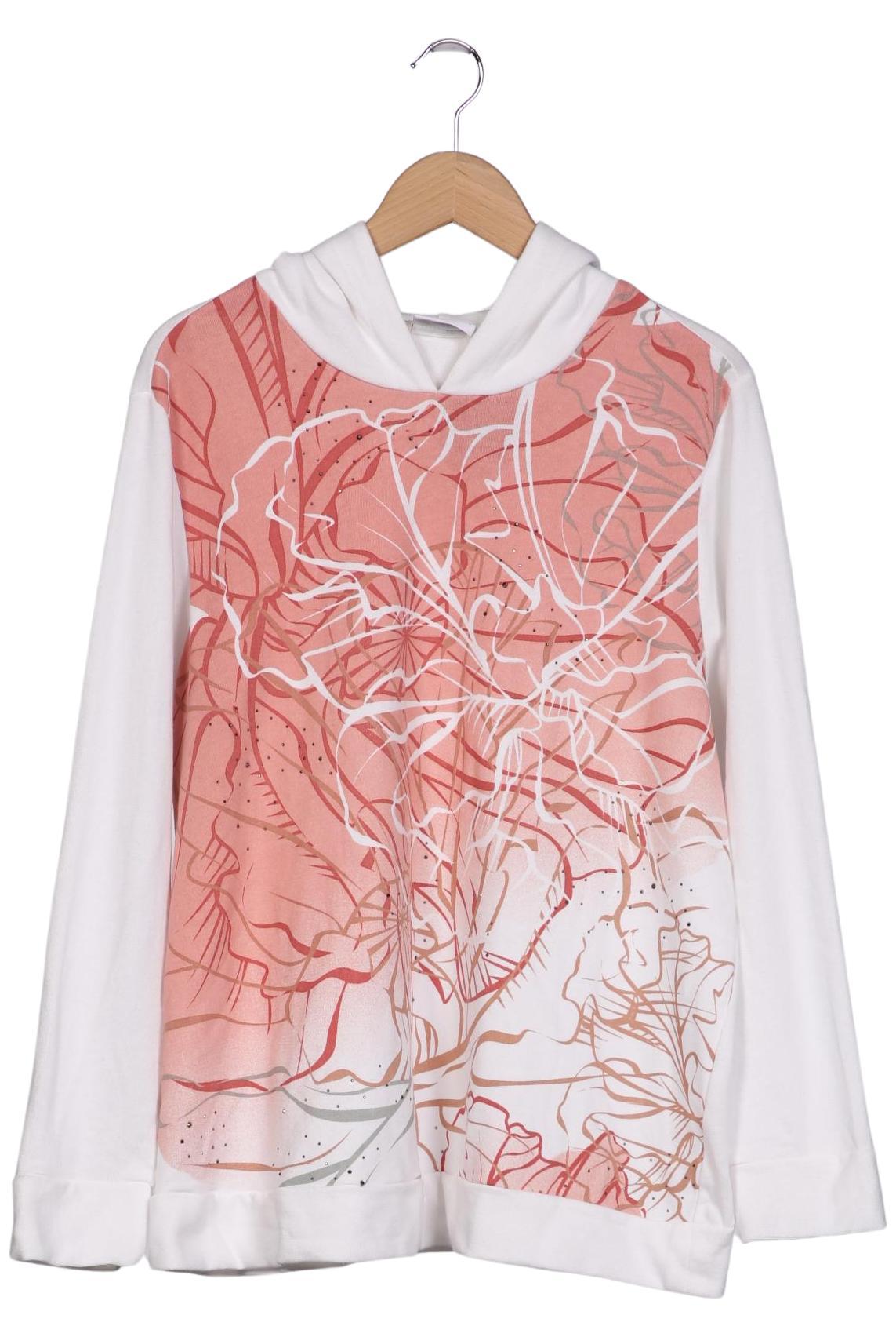 

Miamoda Damen Kapuzenpullover, weiß, Gr. 52