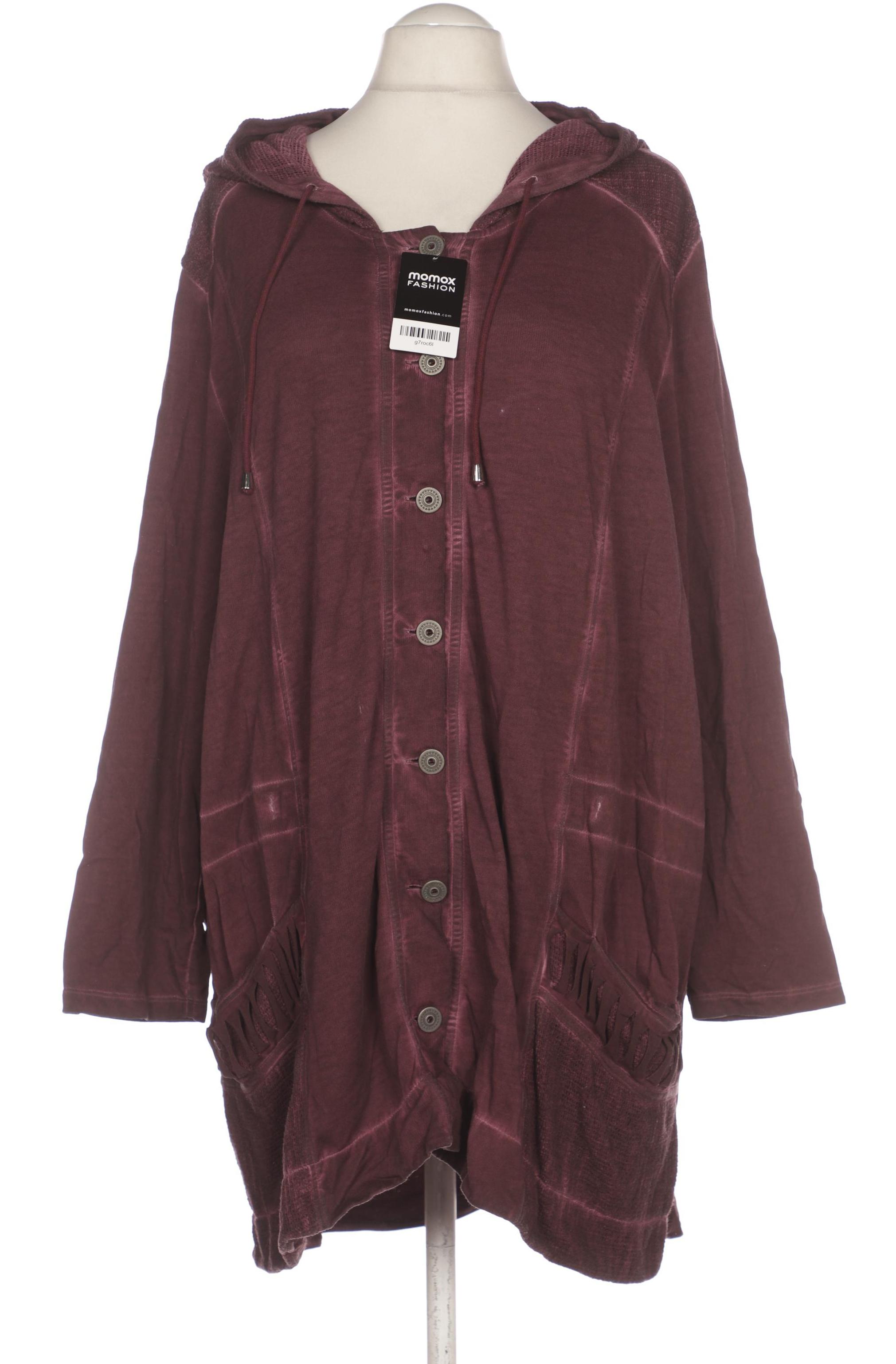 

Miamoda Damen Kapuzenpullover, bordeaux, Gr. 56