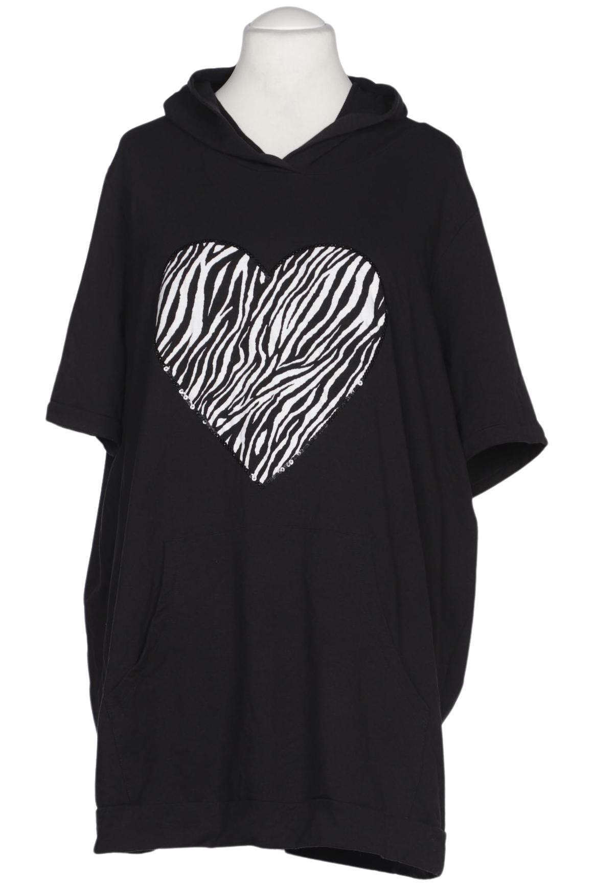 

Miamoda Damen Kapuzenpullover, schwarz, Gr. 54