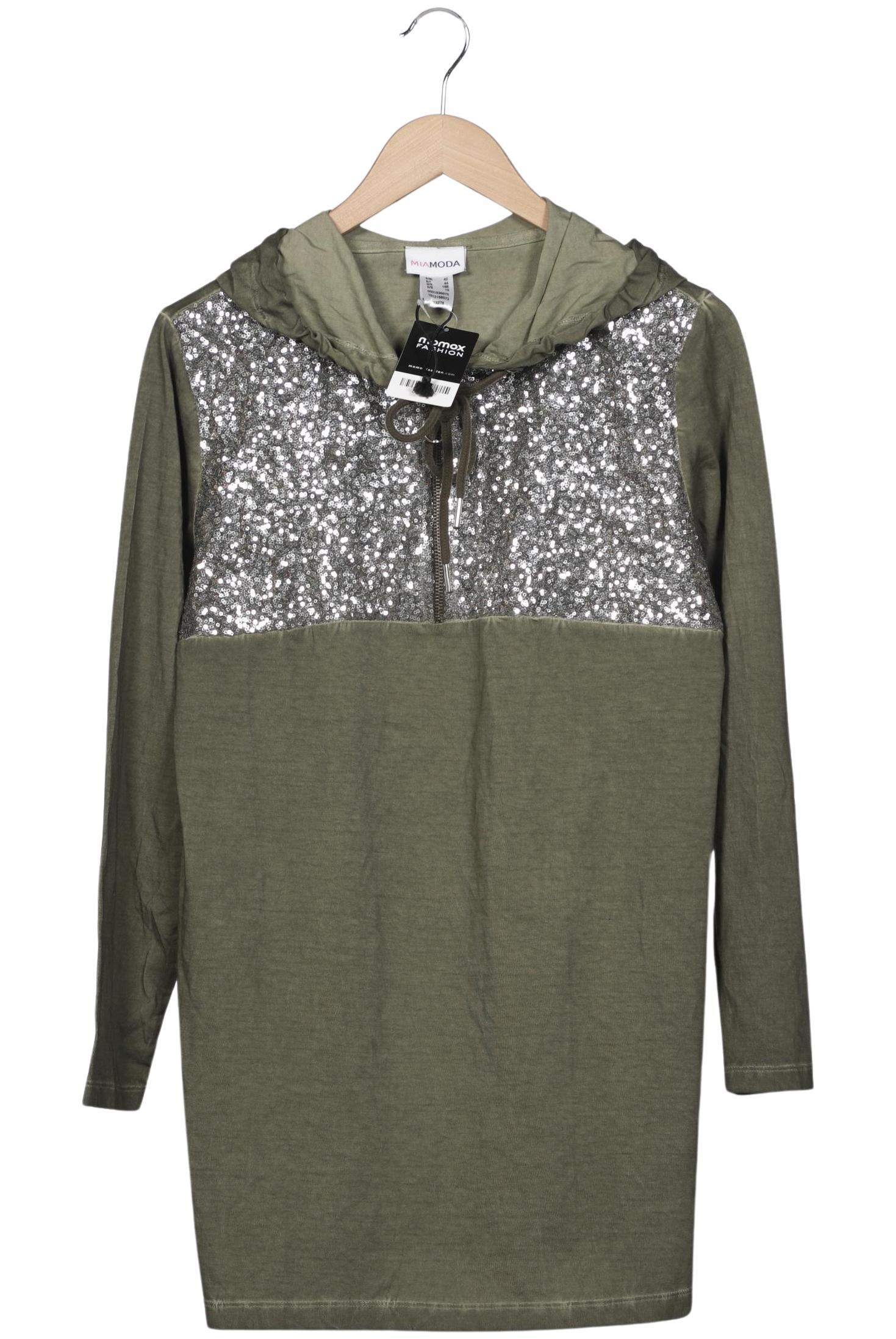 

Miamoda Damen Langarmshirt, grün, Gr. 42