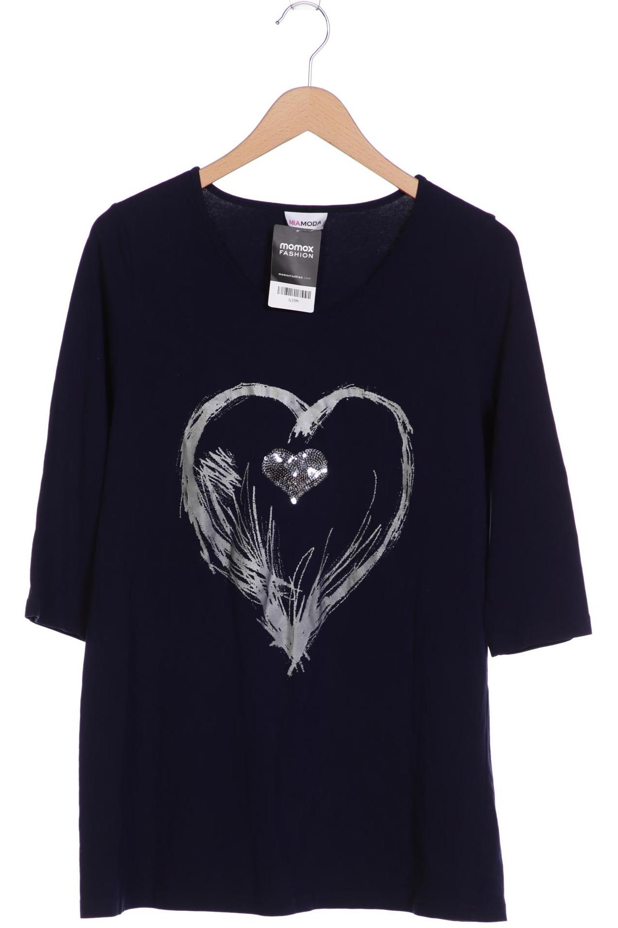 

MIAMODA Damen Langarmshirt, marineblau