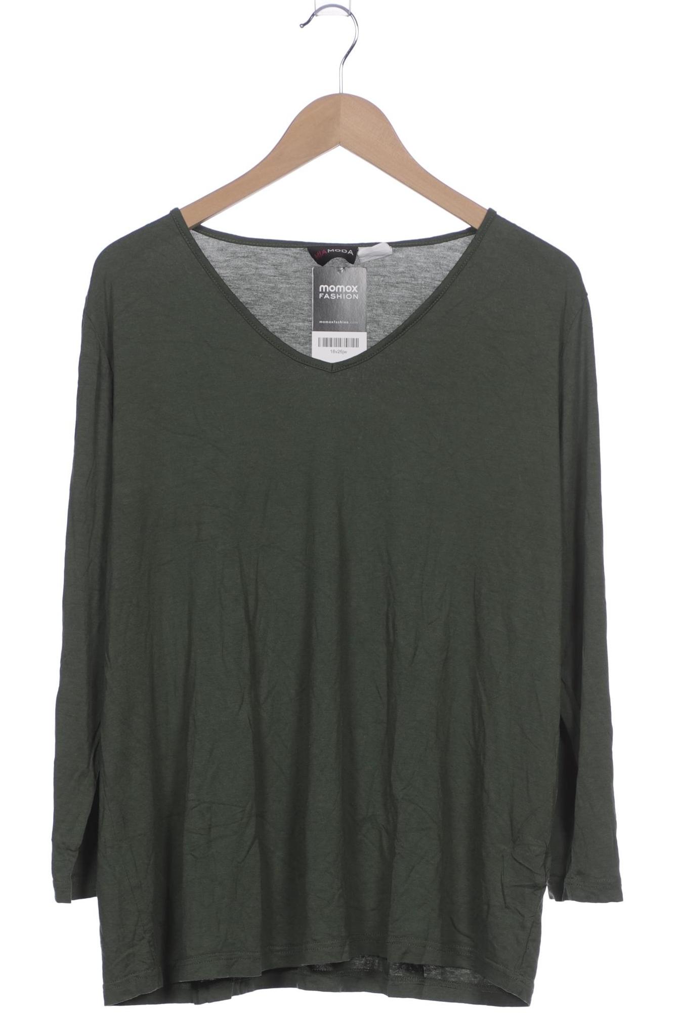 

Miamoda Damen Langarmshirt, grün, Gr. 48