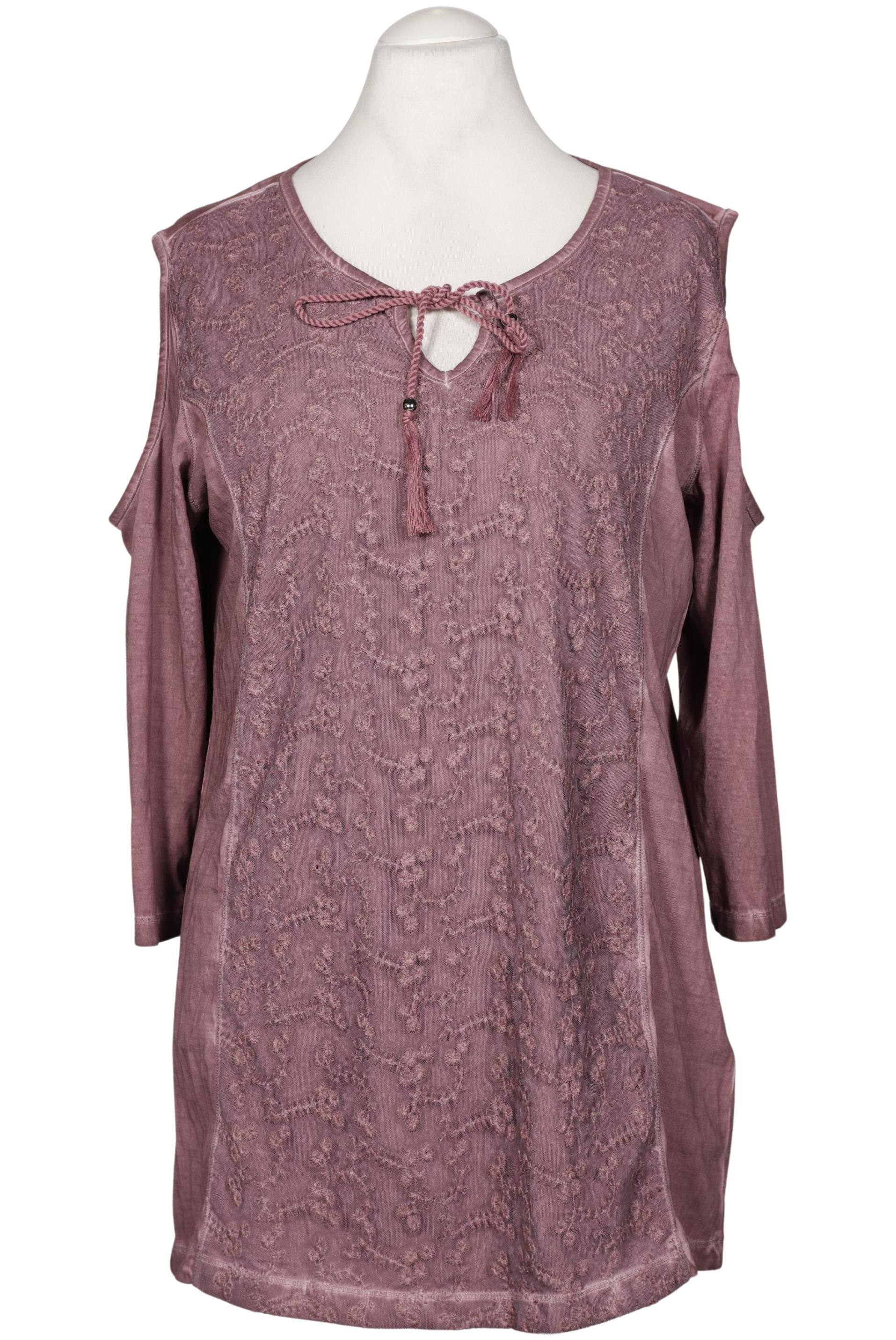 

Miamoda Damen Langarmshirt, pink, Gr. 42